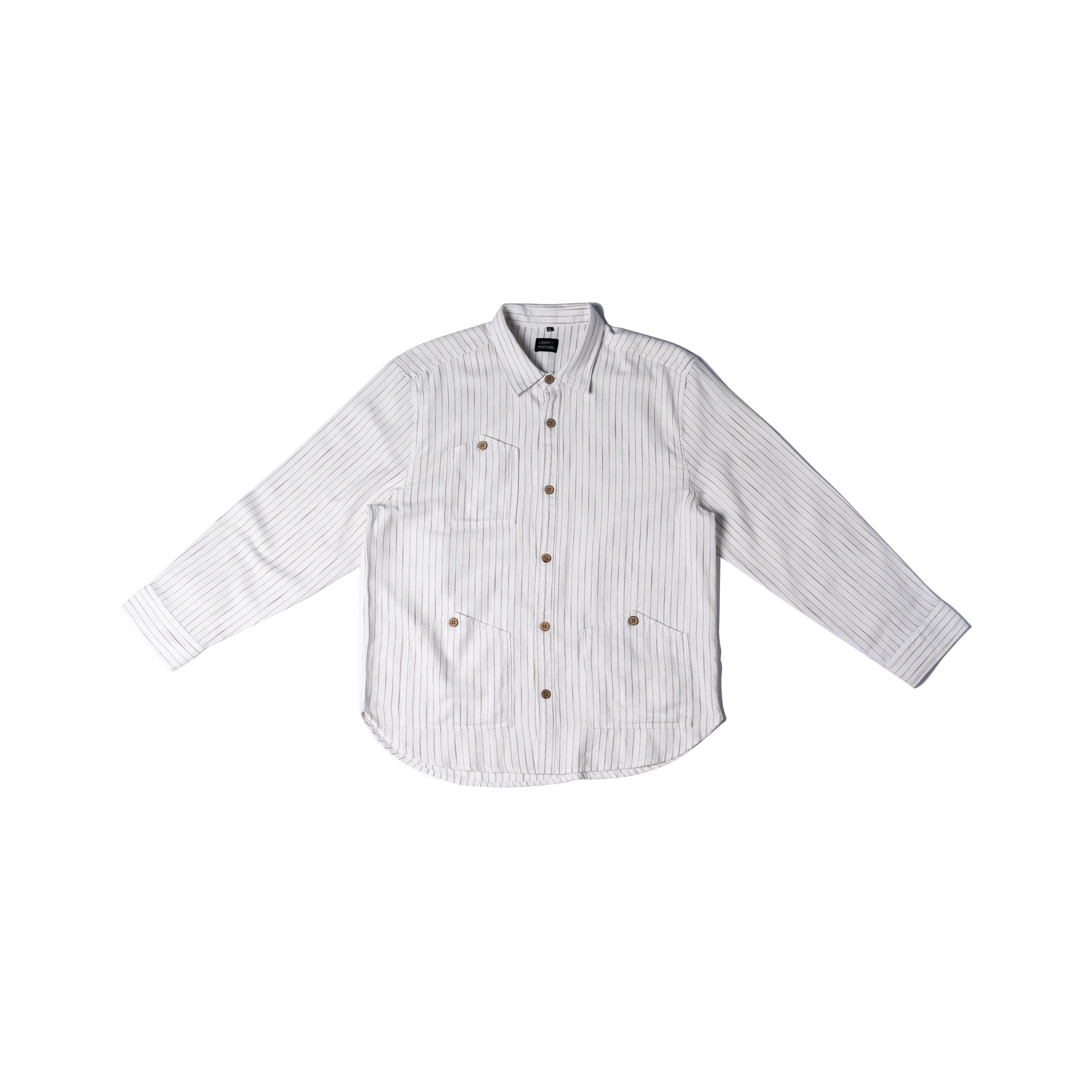 LIBERTY KOSTUME Абрикос Белый Мужская Рубашка