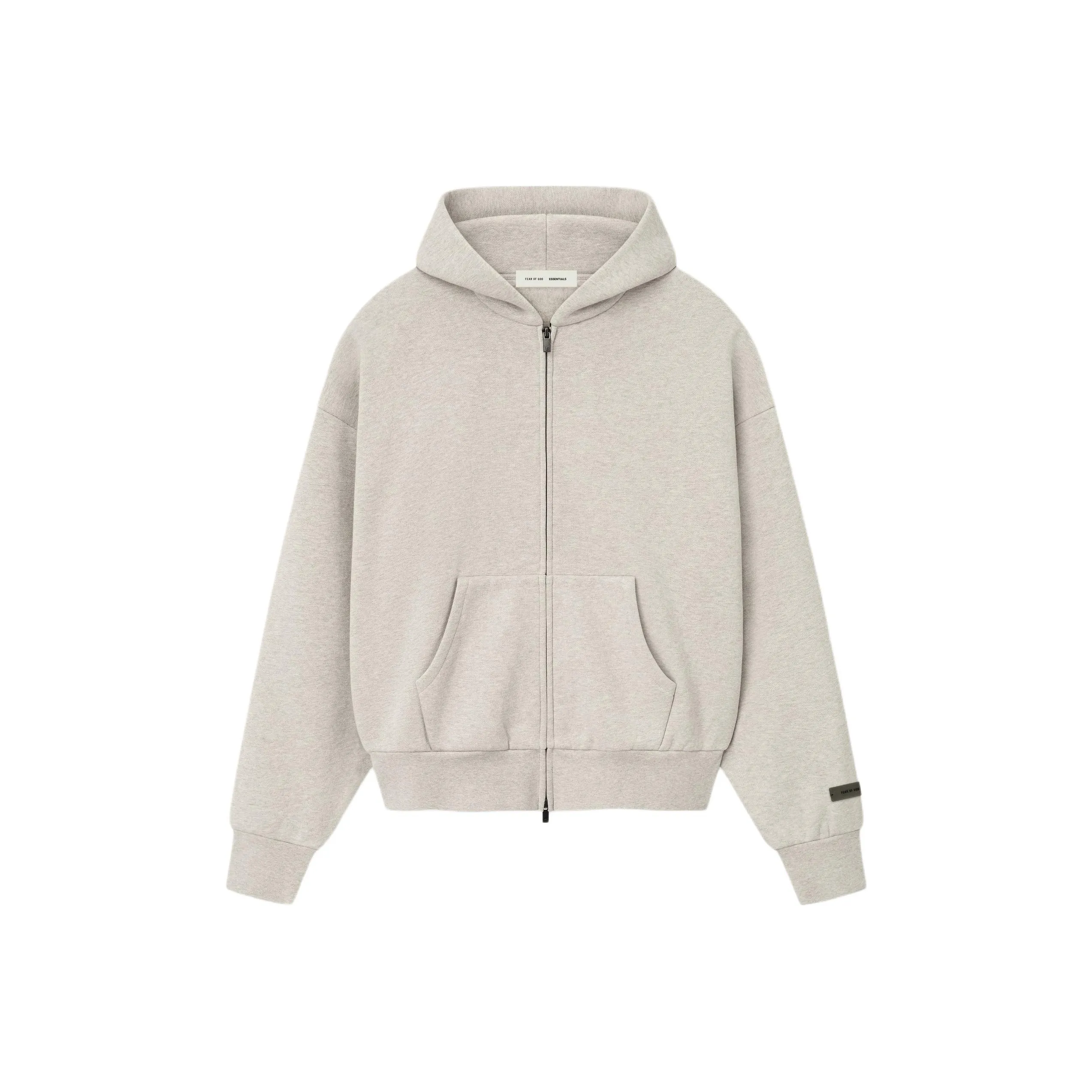 Fear Of God Essentials SS25 Классический Full Zip Hoodie Толстовка Унисекс