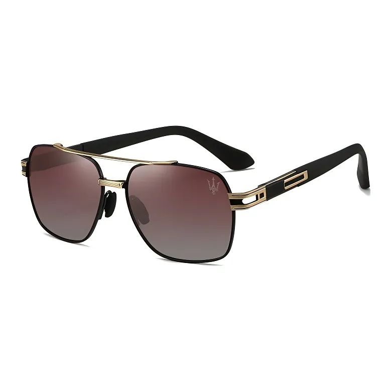 Maserati Plate And Metal Aviator Sunglasses Unisex Мазерати Пластина И Металл Авиатор Солнцезащитные очки Унисекс