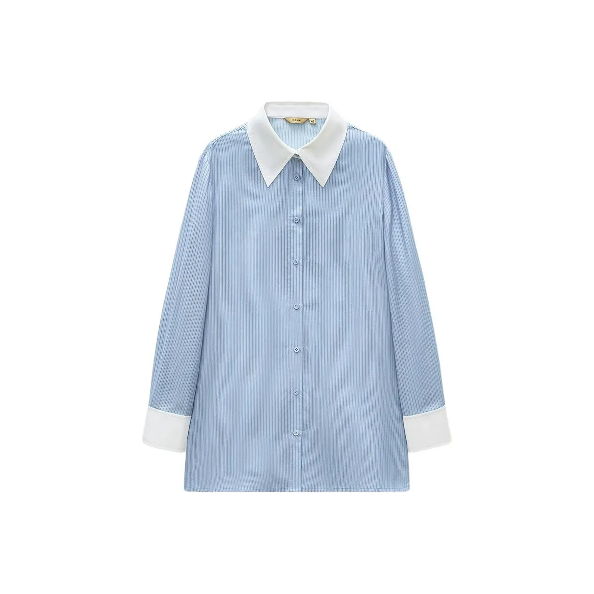 INSUN Светло-синие Женские Рубашки