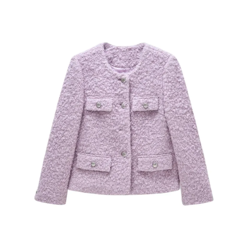 INSUN Дымчатый фиолетовый Женские Куртки