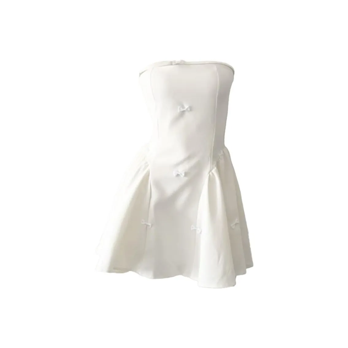 SKYA Белые Женские Платья без рукавов