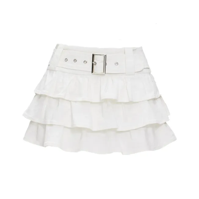 MJB Белые Женские Джинсовые Короткие Юбки