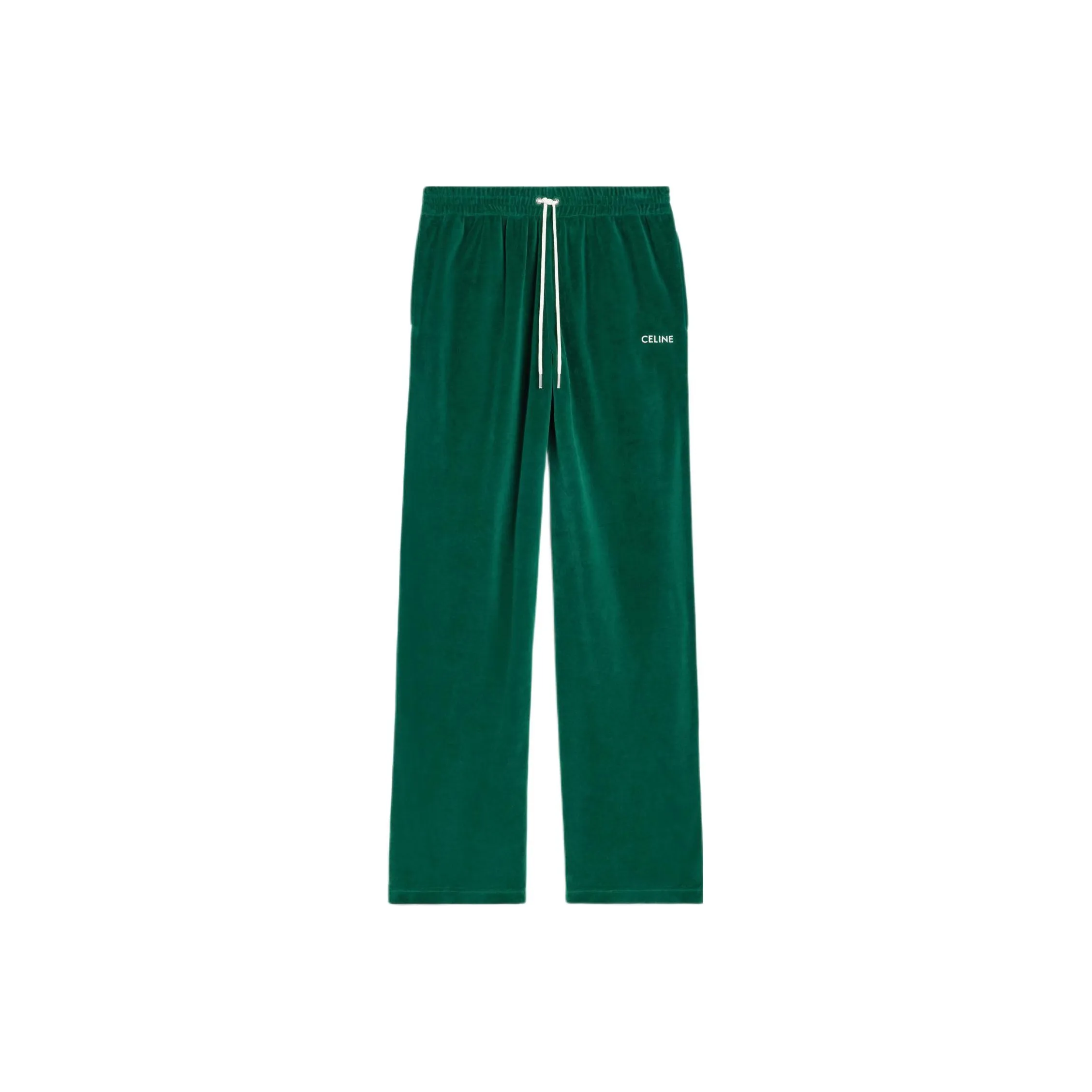 CELINE Knitted Sweatpants Men's Green