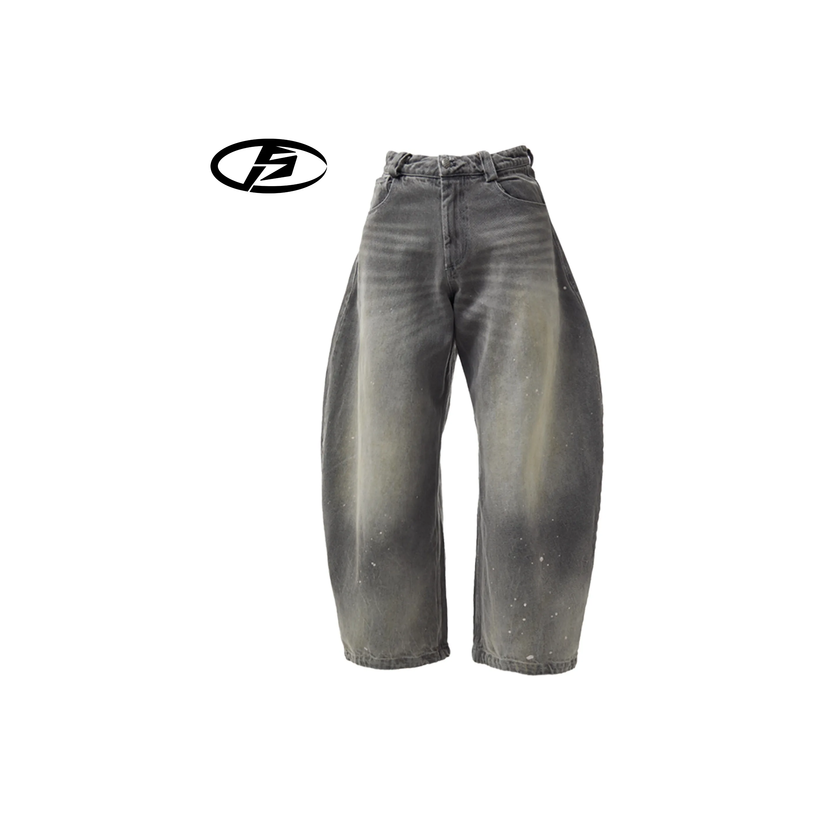 PEOPLESENSE Серые Унисекс Джинсы