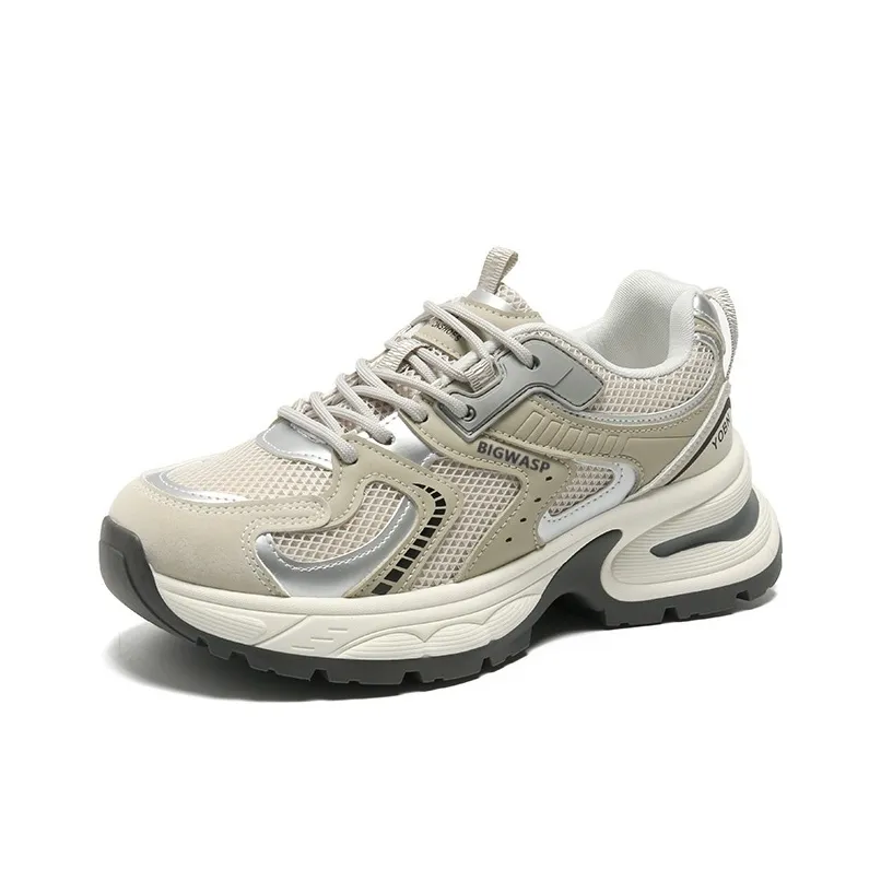 BIGWASP Противоскользящие устойчивые к истиранию низкий топ кроссовки с толстой подошвой мужские