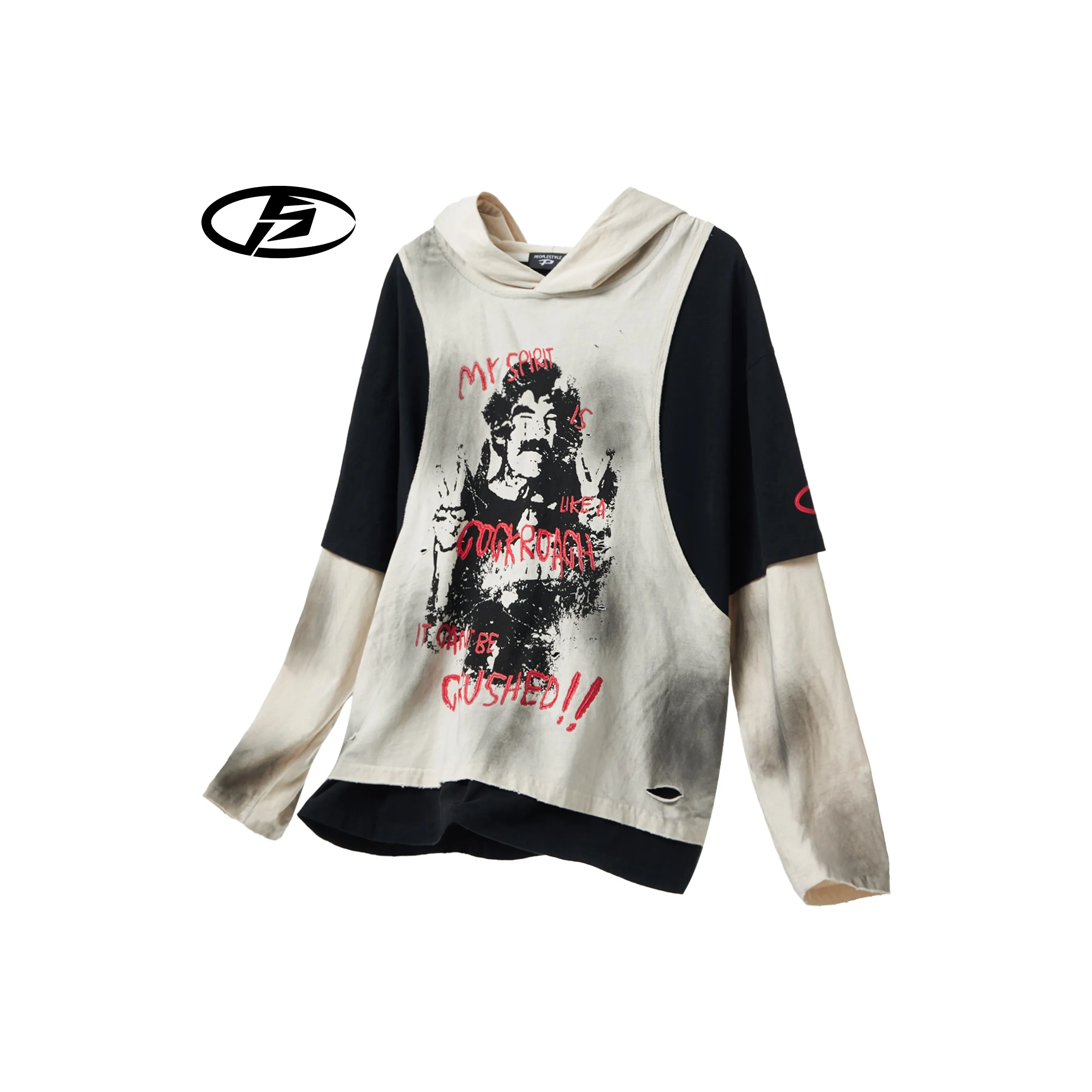 PEOPLESENSE Белая унисекс футболка