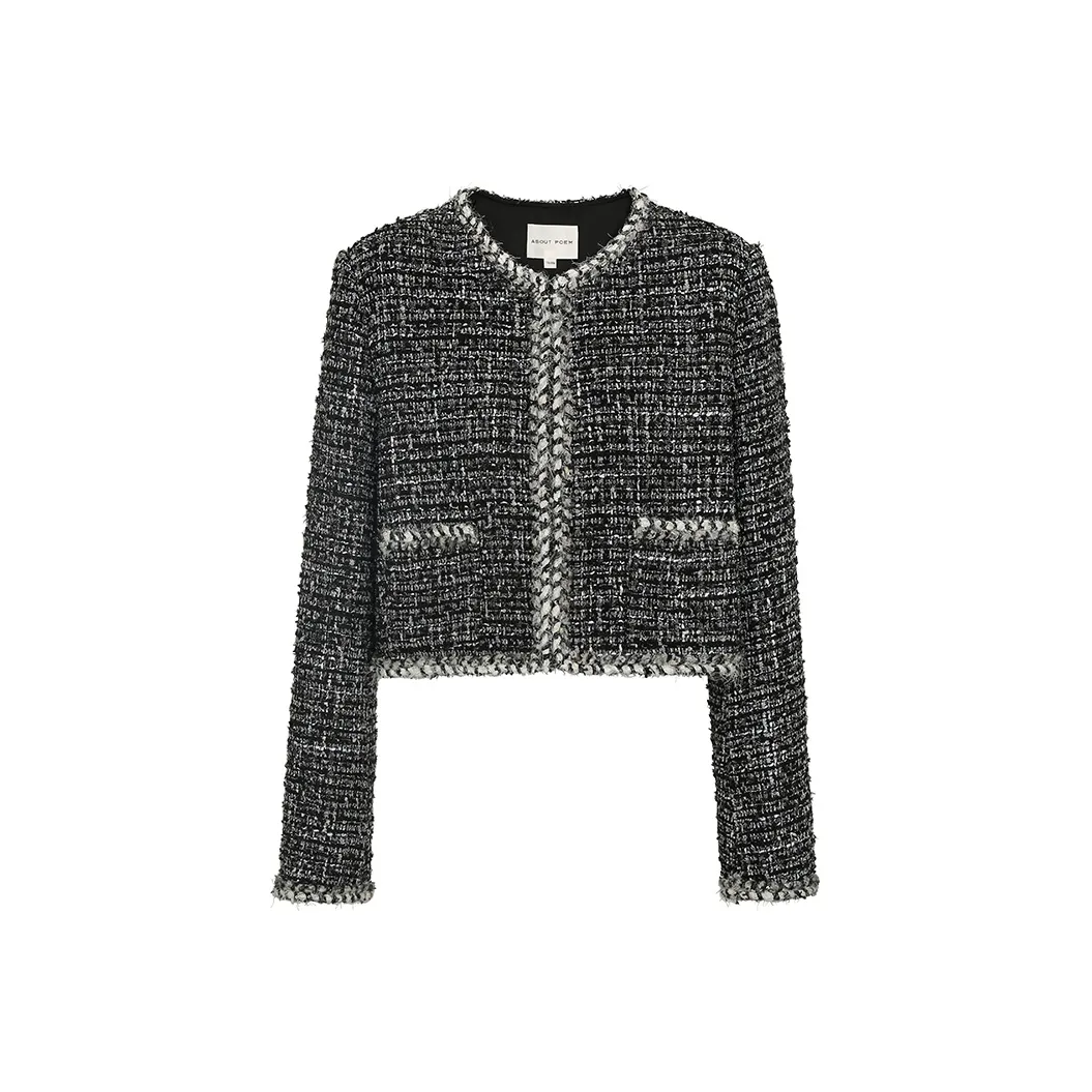 ABOUTPOEM Сверкающая галактика Женское короткое пальто