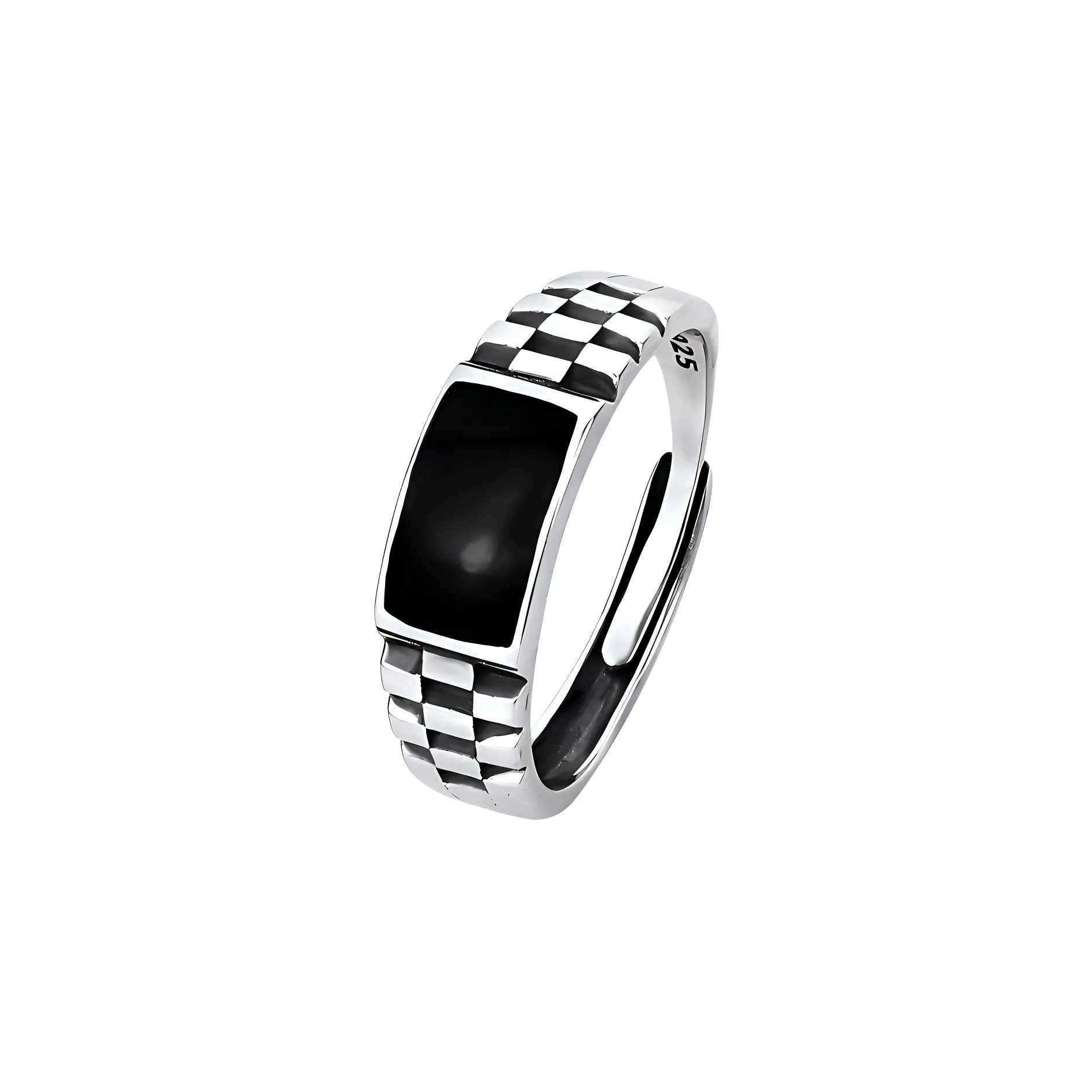 MAGICPOLE 925 Sterling Silver Rings Men's Vintage