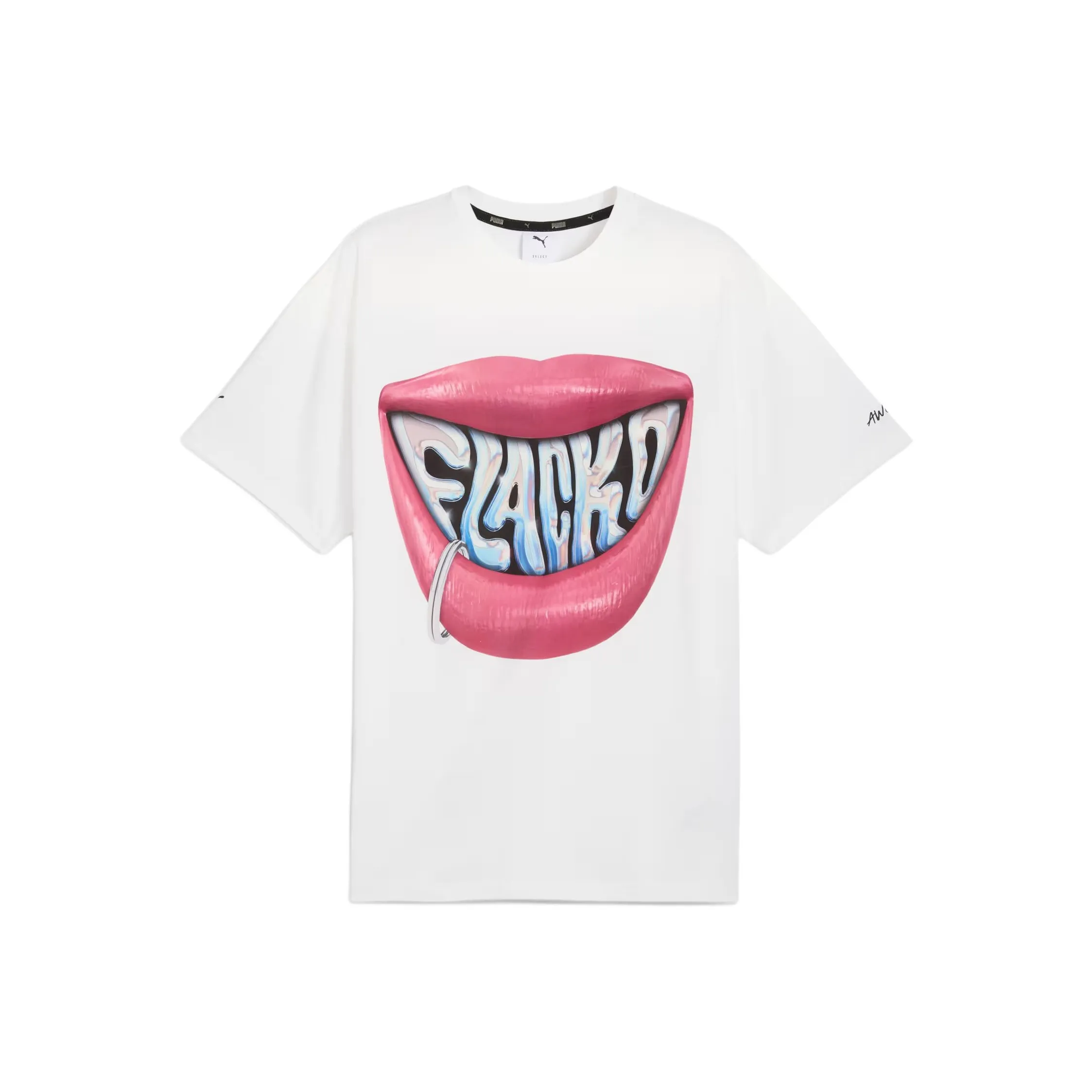 PUMA x A$AP ROCKY совместная модель SS25 T-Shirt Мужской Белый