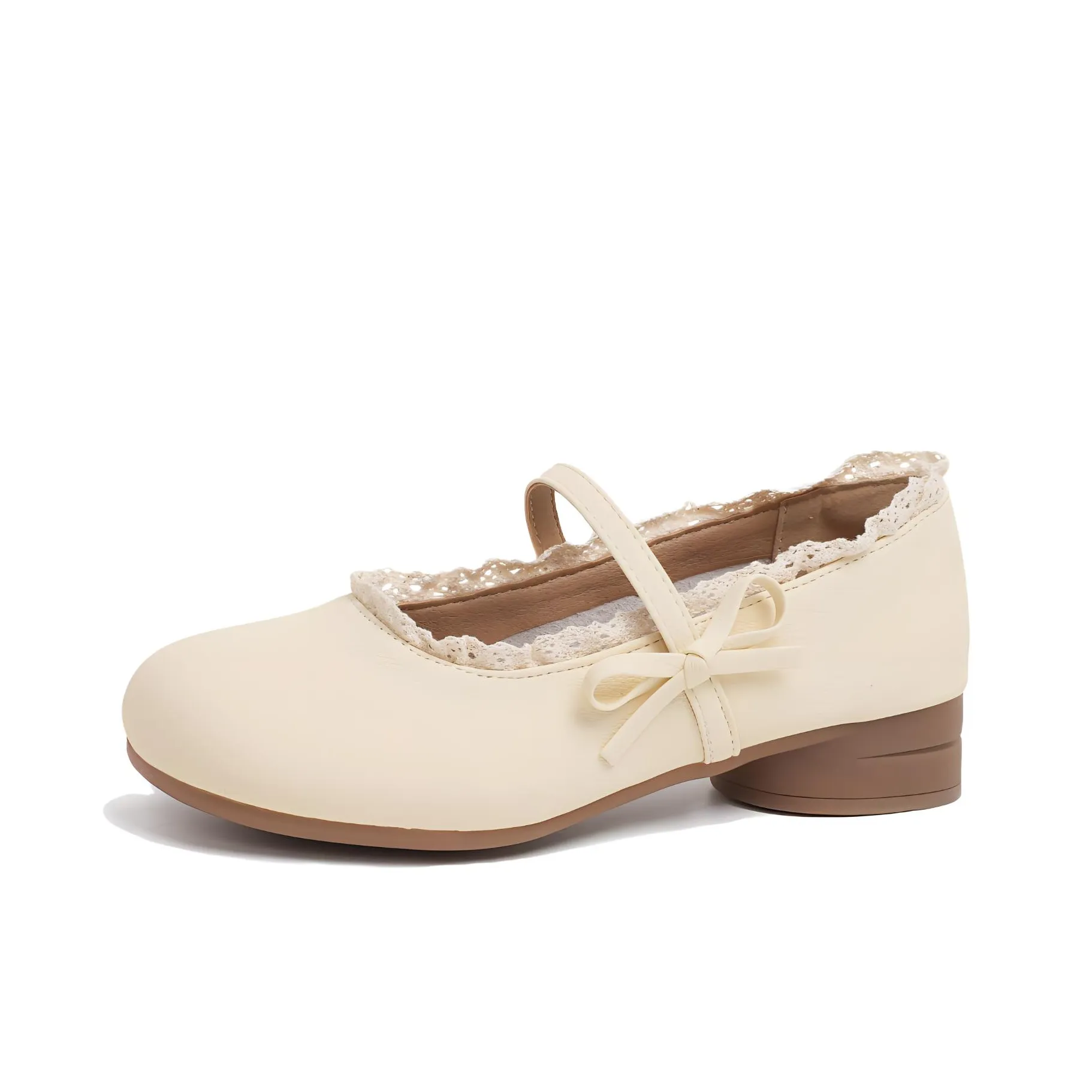 Medd Грубый каблук Классические туфли Мэри Джейн Женские