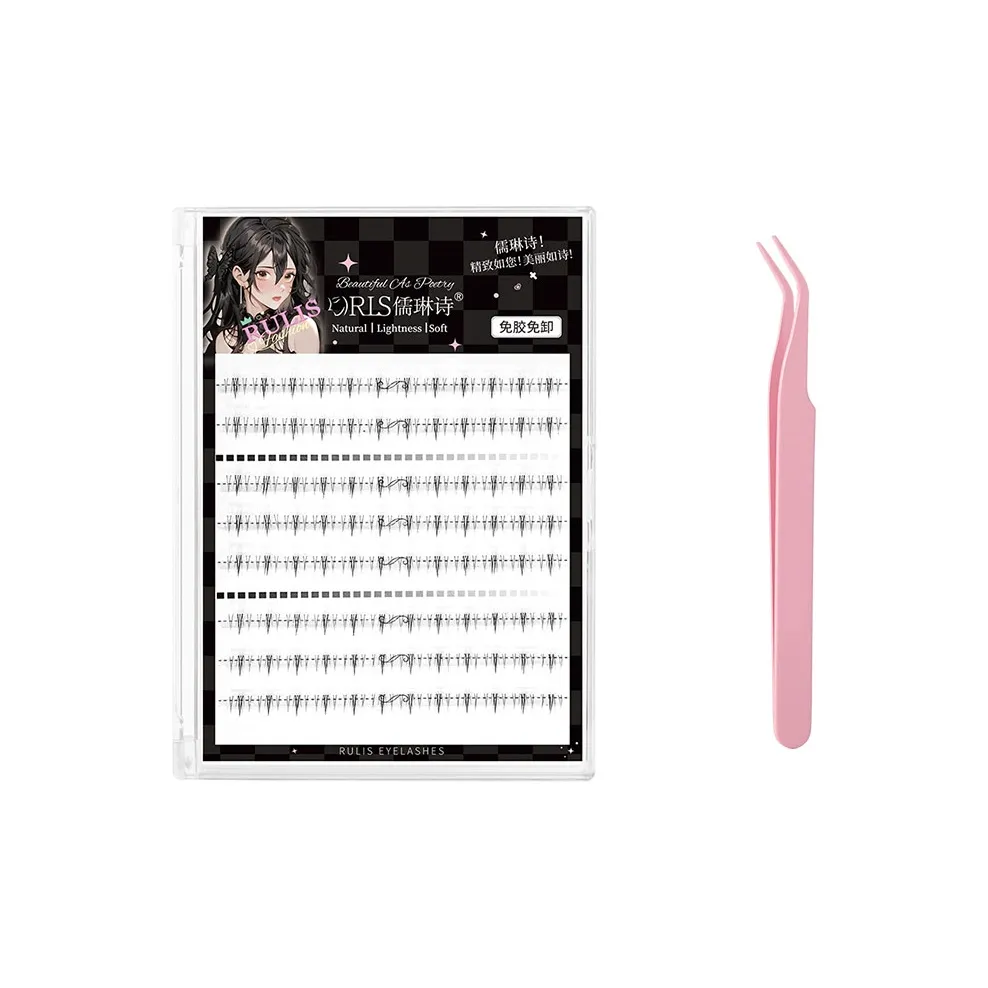 RULINSHI Little Пламя Котенок Накладные ресницы Один Cluster Натуральный Увеличивающий Стиль