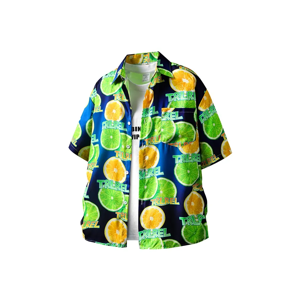 YEARNED Зеленая Унисекс Рубашка