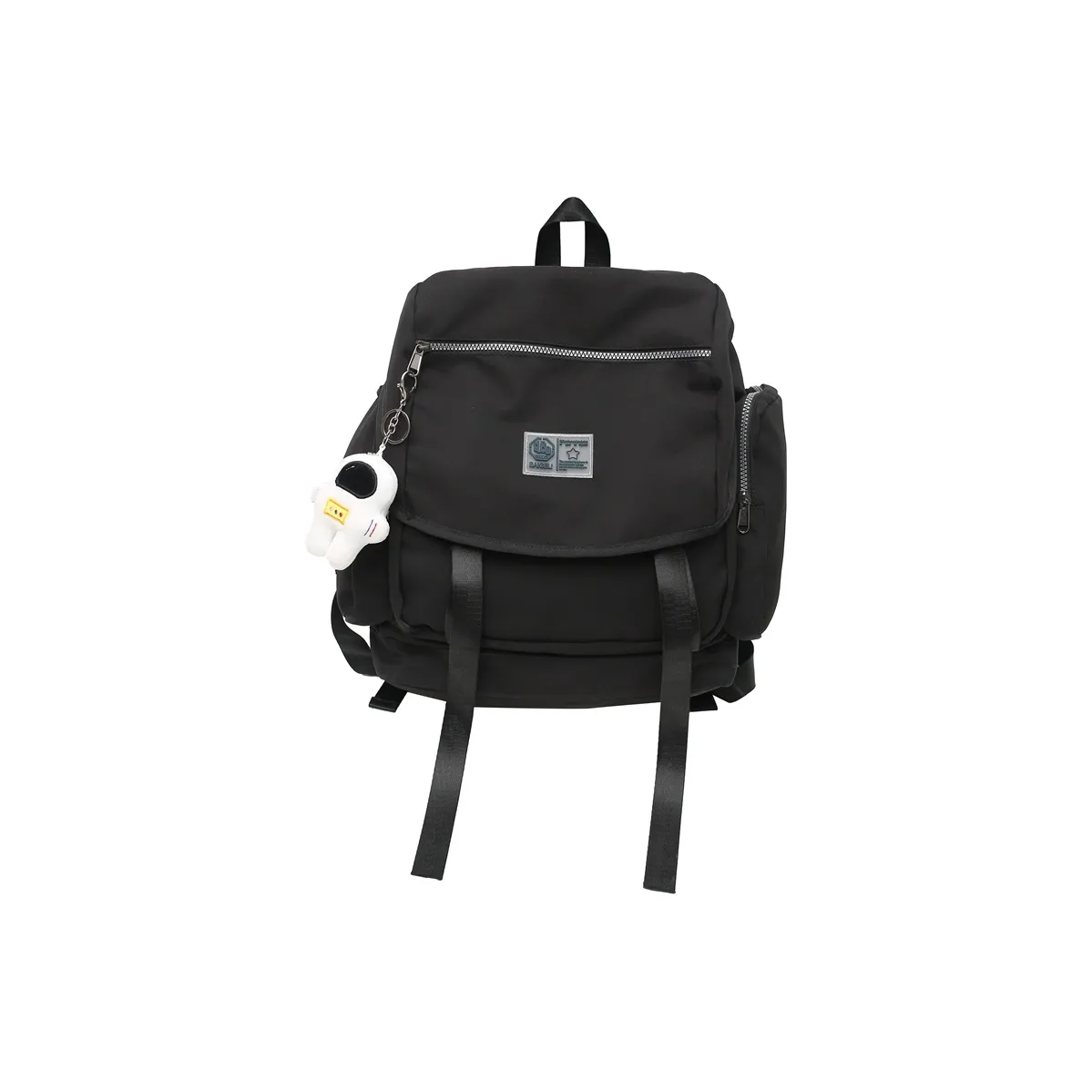 Wolfhorse Нейлон Рюкзак Унисекс Черный Белый Серый Узор Черный Многоцветный