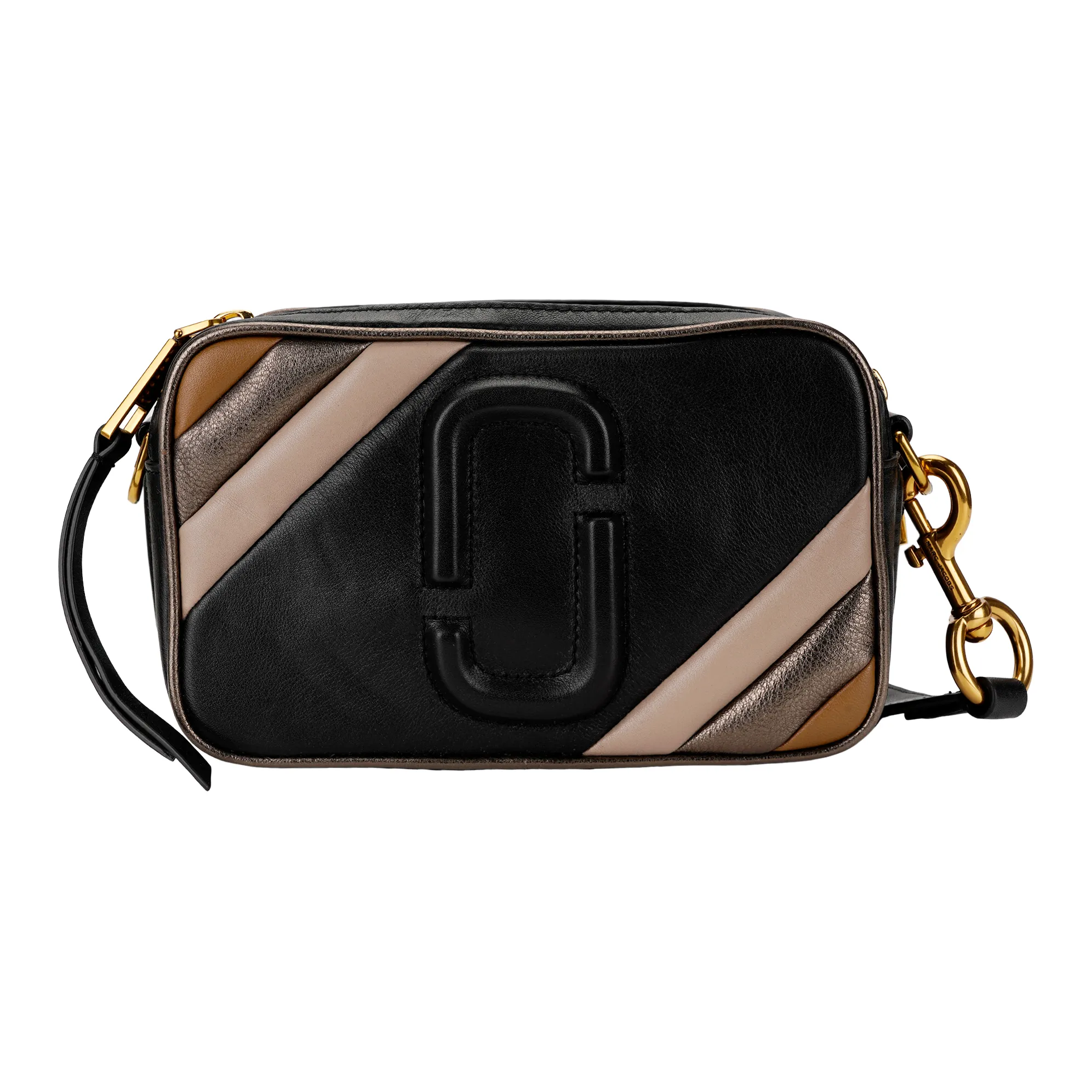 MARC JACOBS Корова Кожа Camera Сумка Плечевая Сумка Женская Черная