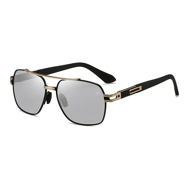 Maserati Plate And Metal Aviator Sunglasses Men's