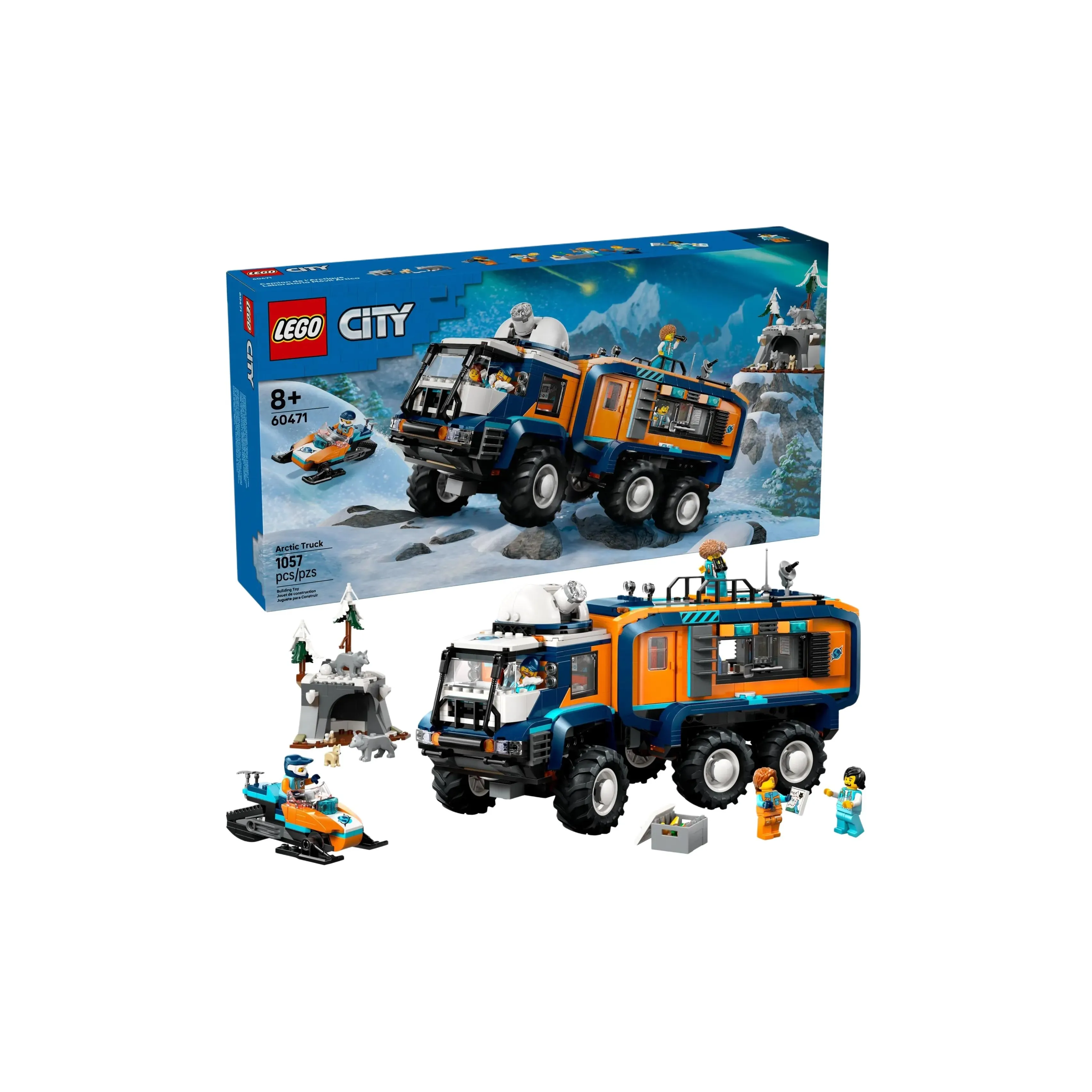 LEGO City Arctic Explorer Научный грузовик Образовательные конструкторы 1057 деталей 5 60471