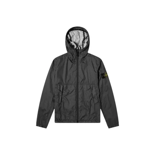 STONE ISLAND Черные Мужские Куртки