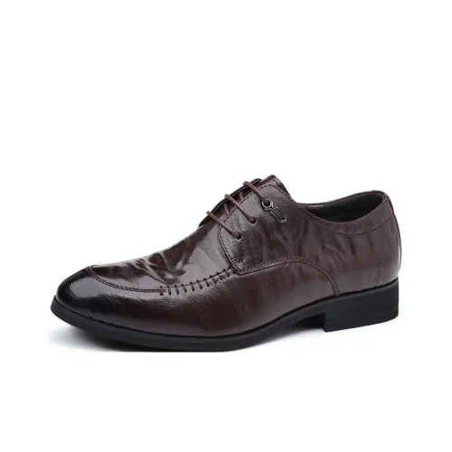Kaltendin Мужские повседневные туфли Low Top Коричневый Мужские