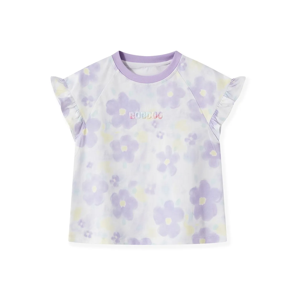 BOBDOG T-Shirt Purple with Print Teenagers