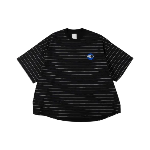 Stripes For Creative ADVANCED RESEARCH Collaboration Черная Унисекс Футболка