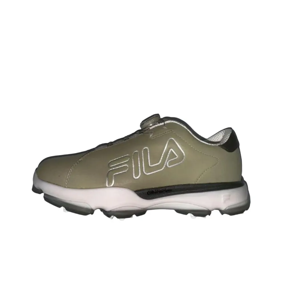 FILA Heritage FHT Low Топ Обувь для гольфа Мужская Коричневая