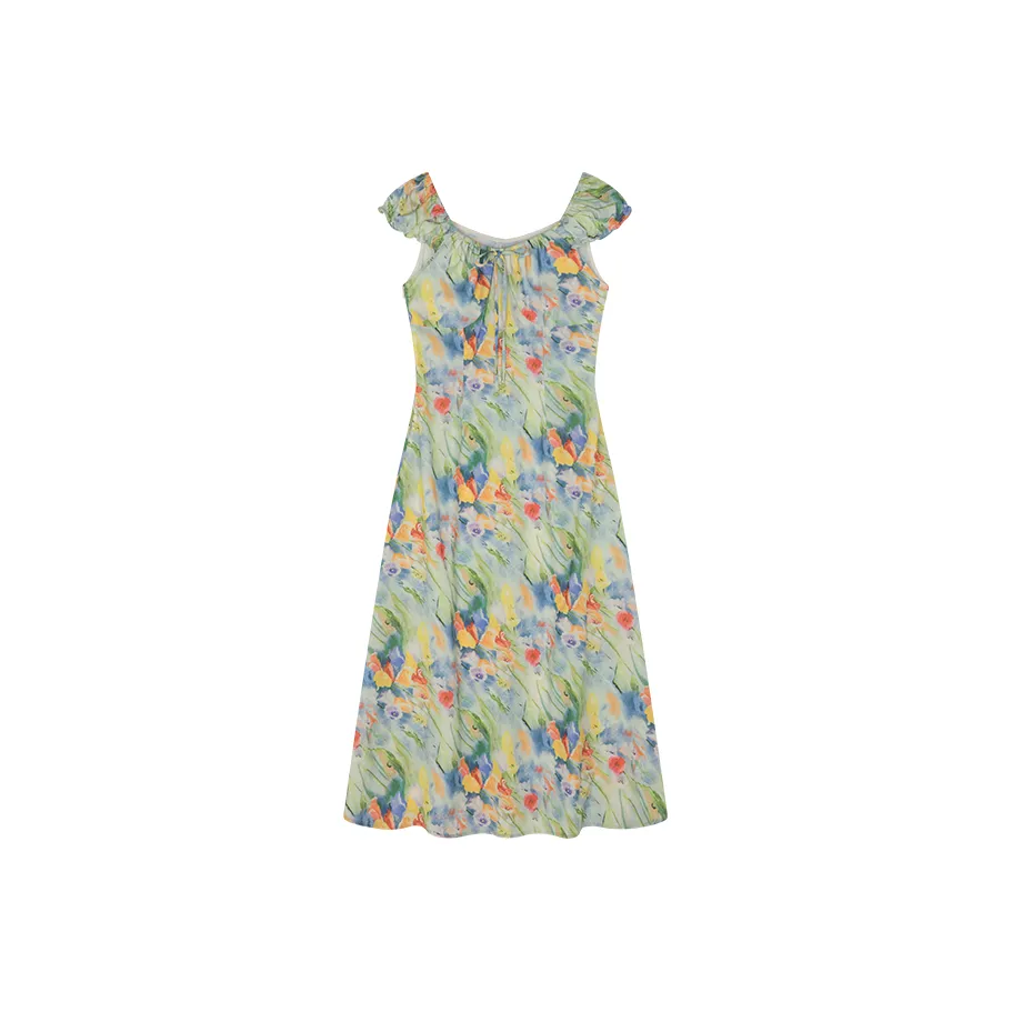 Mo Han Yi Mei Short Sleeved Dress Women's