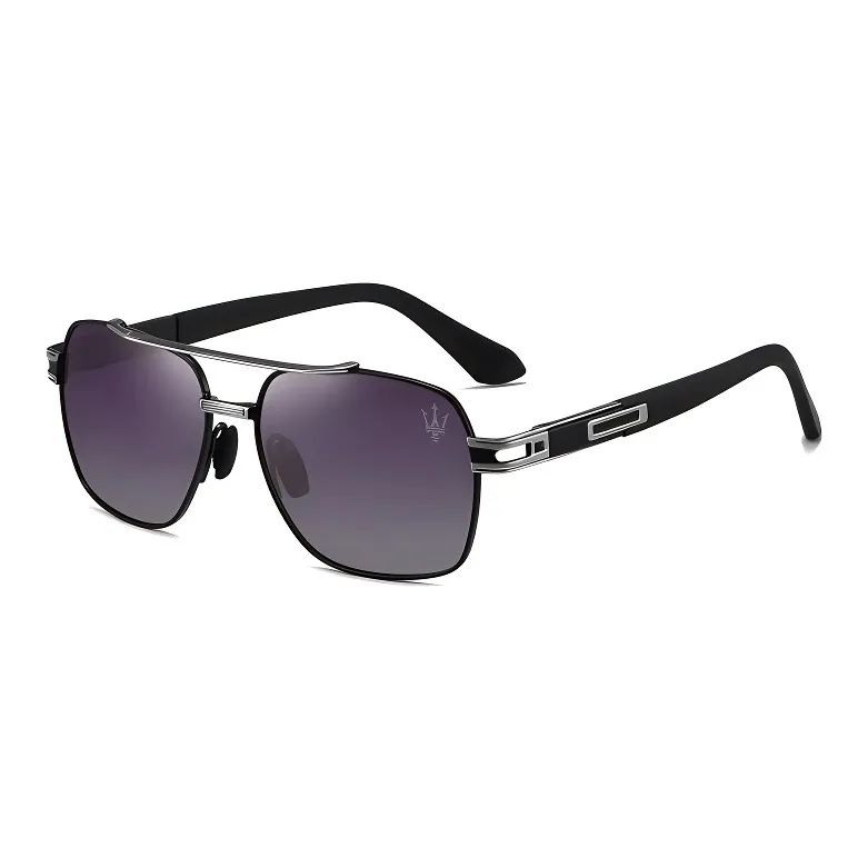 Maserati Plate And Metal Square Sunglasses Unisex Мазерати Пластина И Металл Квадрат Солнцезащитные очки Унисекс
