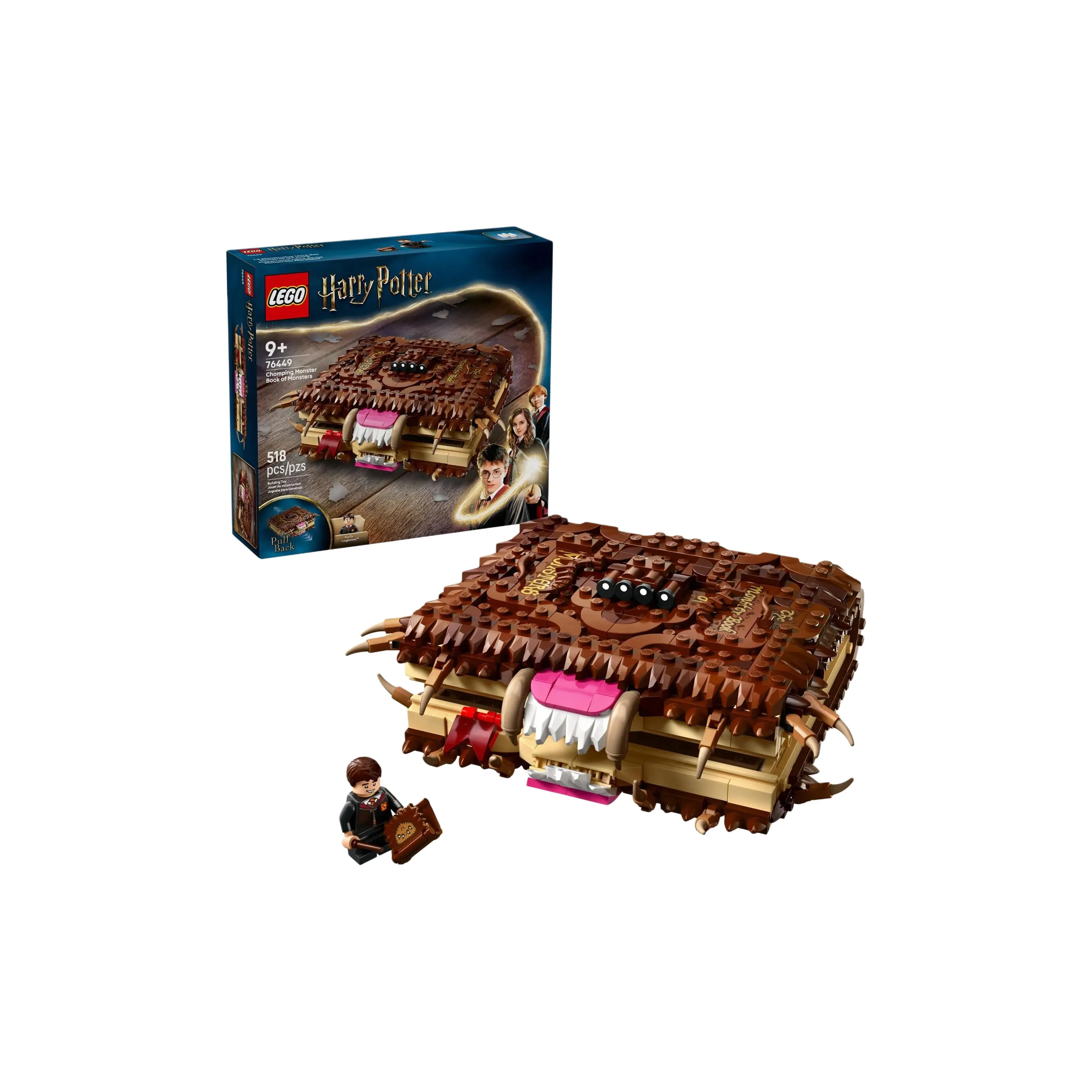 Лего Гарри Поттер The Монстр Книга OF Monsters Образовательные конструкторы 518 шт 76449