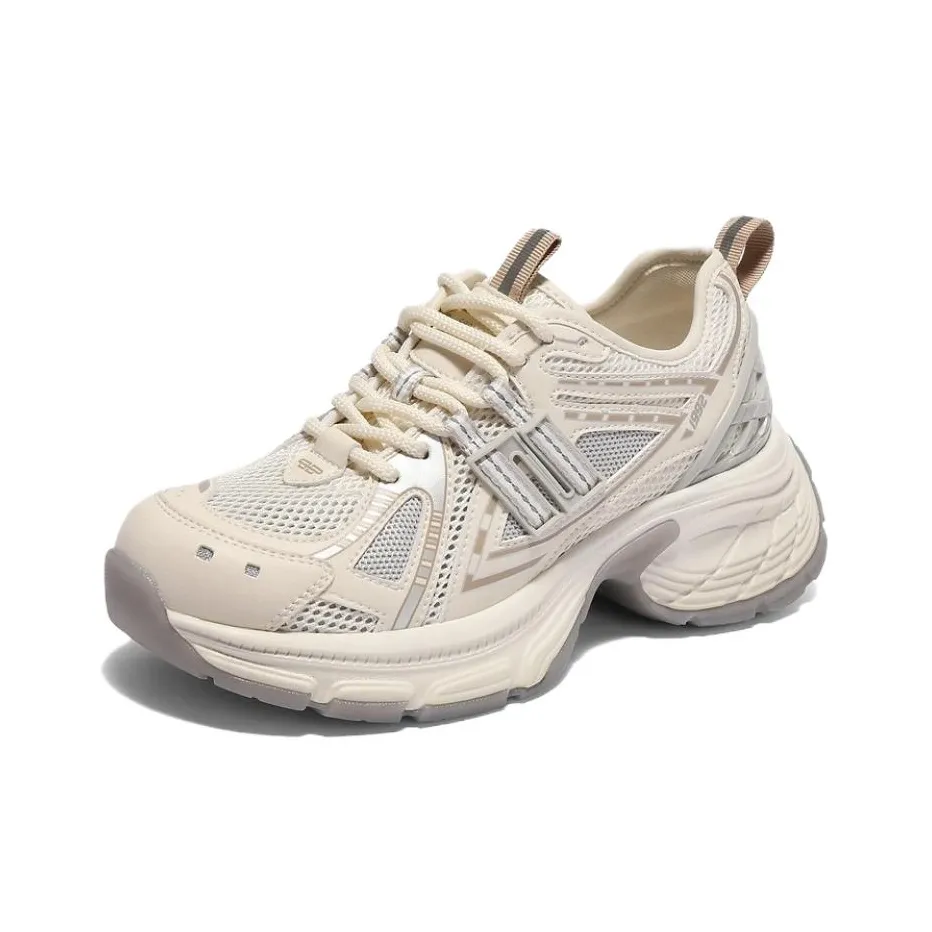 BELLE Низкий топ массивные кроссовки женские бежевые