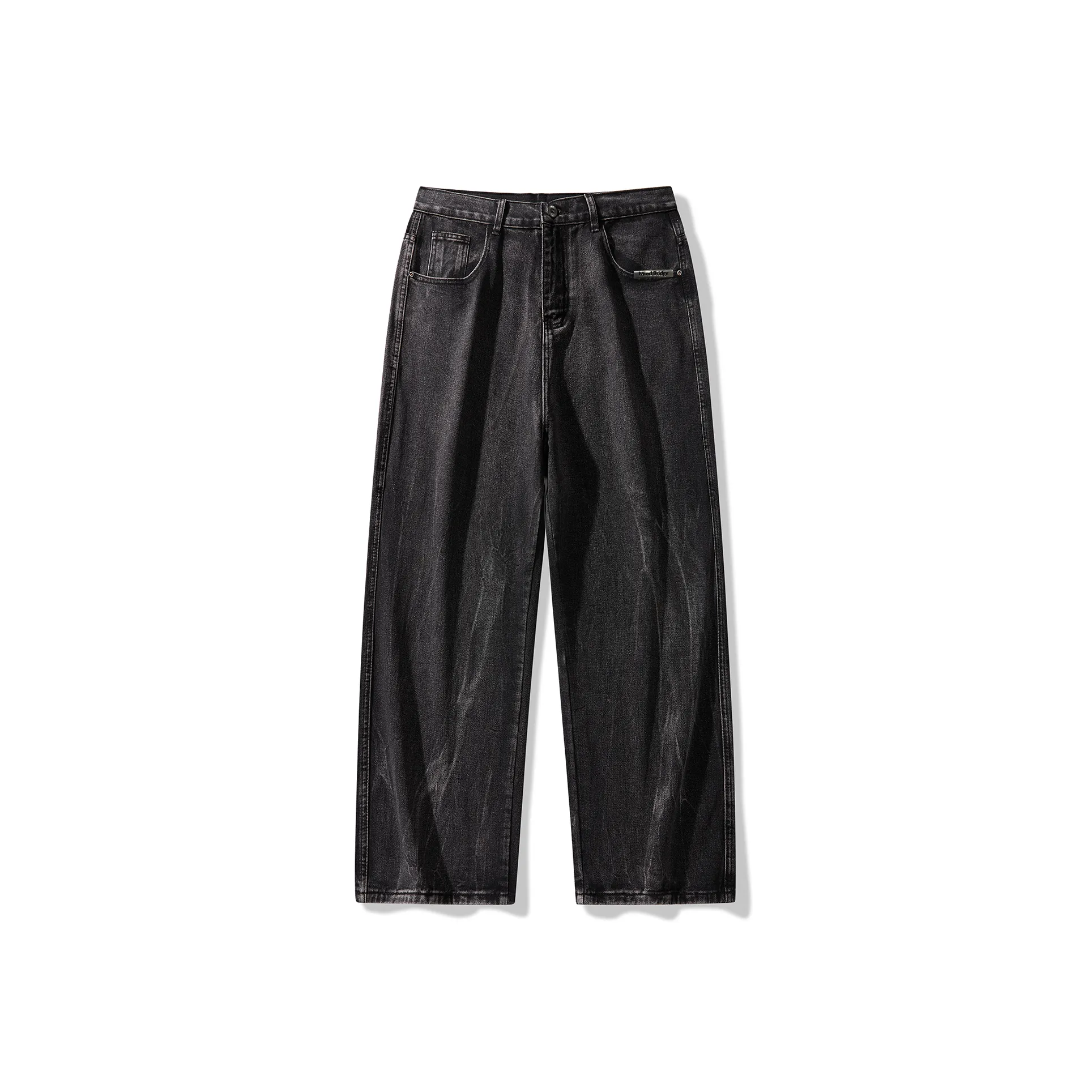 MindBridge Джинсы Унисекс Камень Промытый Черный