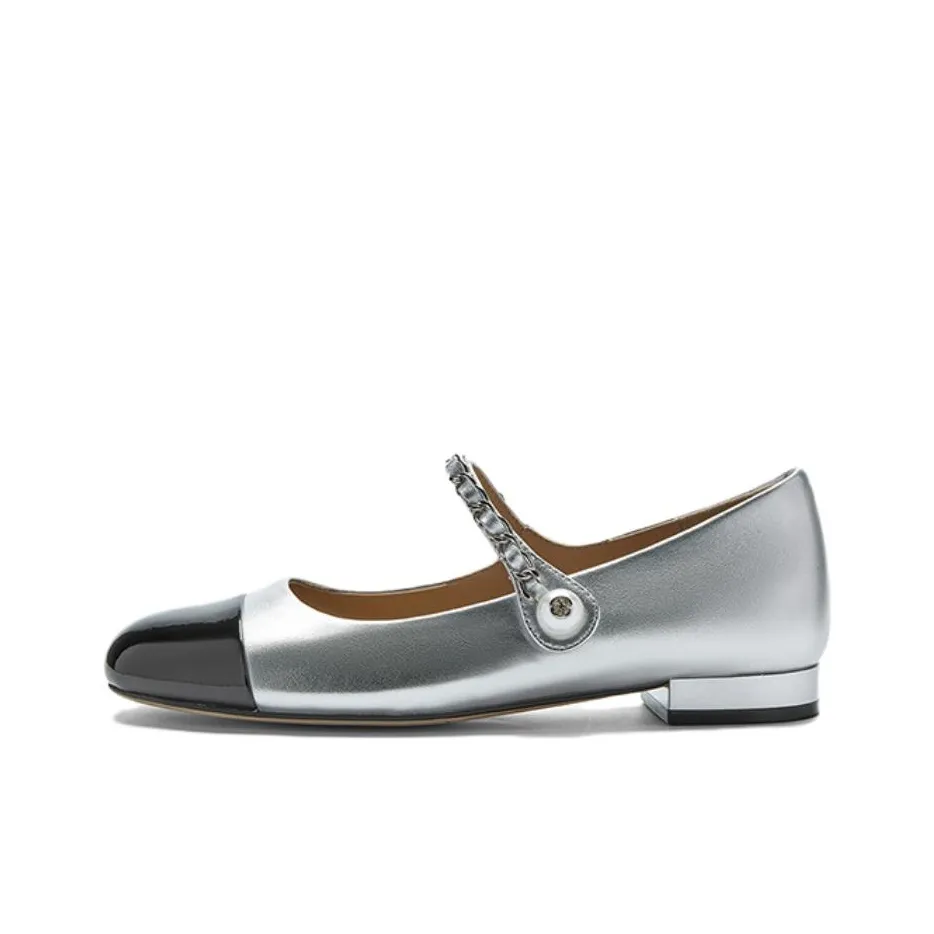 NINE WEST Туфли Мэри Джейн с грубым каблуком Женские