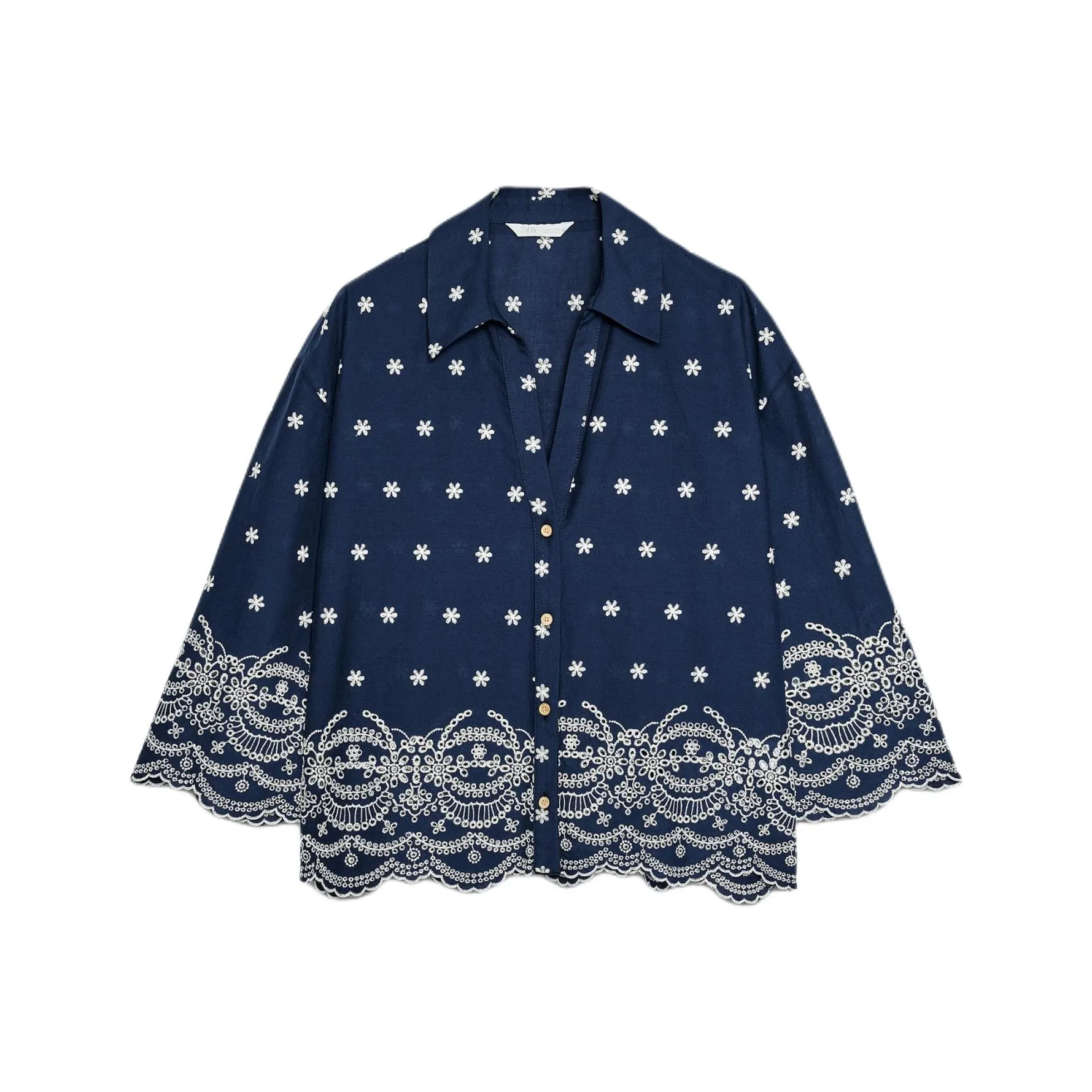 ZARA Shirts Women's Blue/White