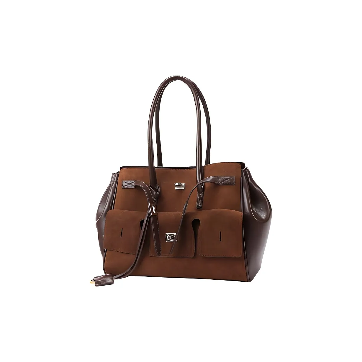 Boniu ПУ (полиуретан) Сумка через плечо Женская Коричневая