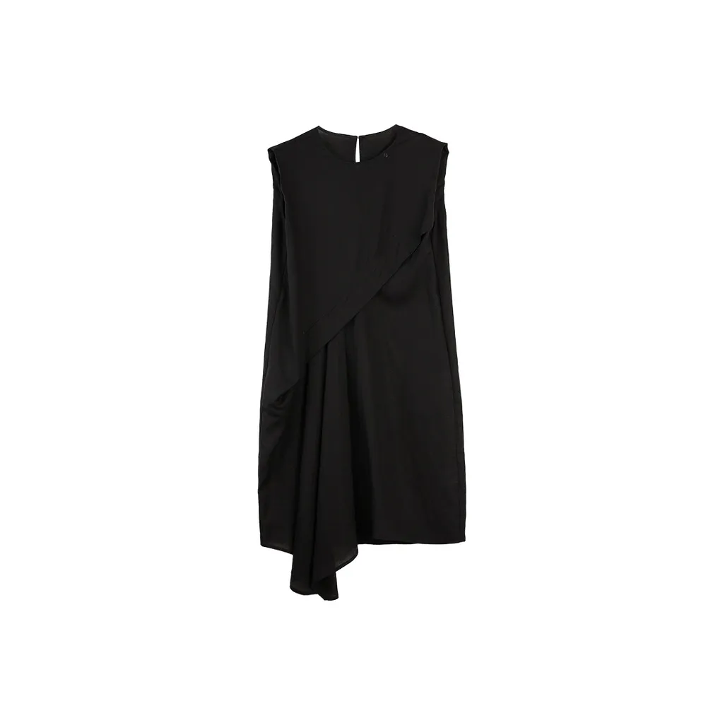 ELLE Черные Женские Платья без рукавов