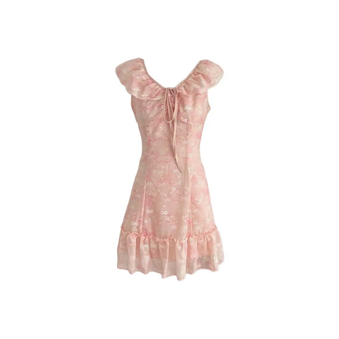 MISTVB Персиковые Женские Слиплатья