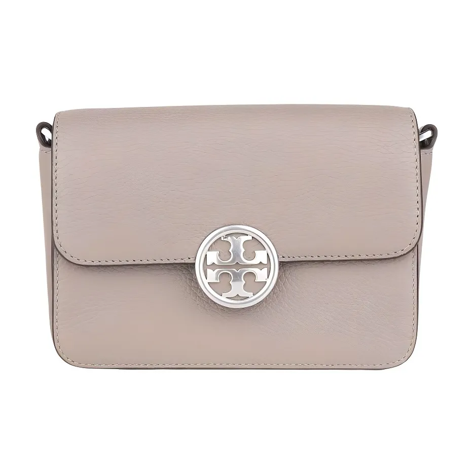 TORY BURCH Olivia GRAIN LEATHER Сумка через плечо Сумка на плечо Мини Женская Серый