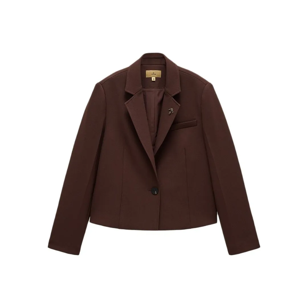 INSUN Бургундский Женские Офисные Костюмы