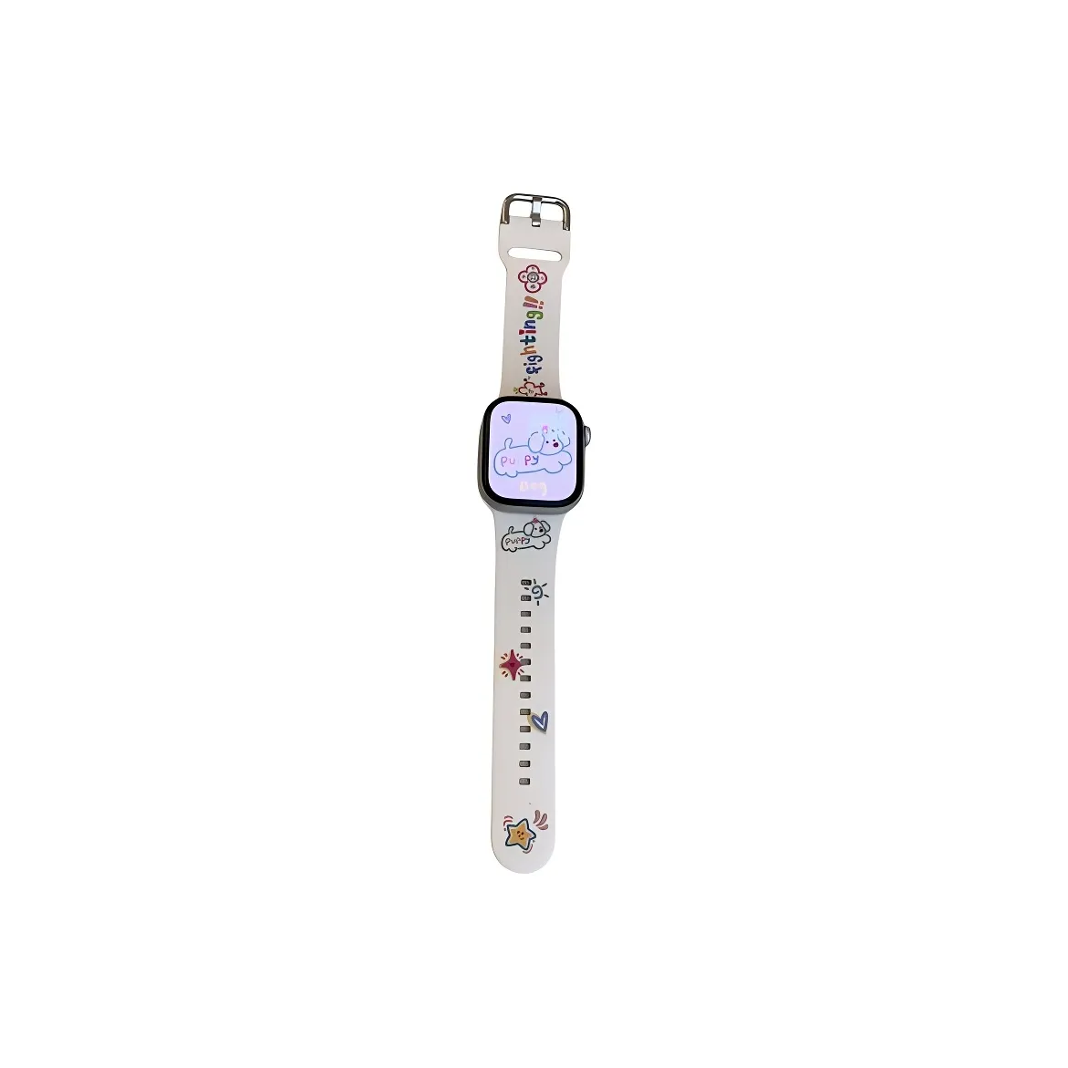 KVZUVUU Strap Apple Compatibility Silicone Material