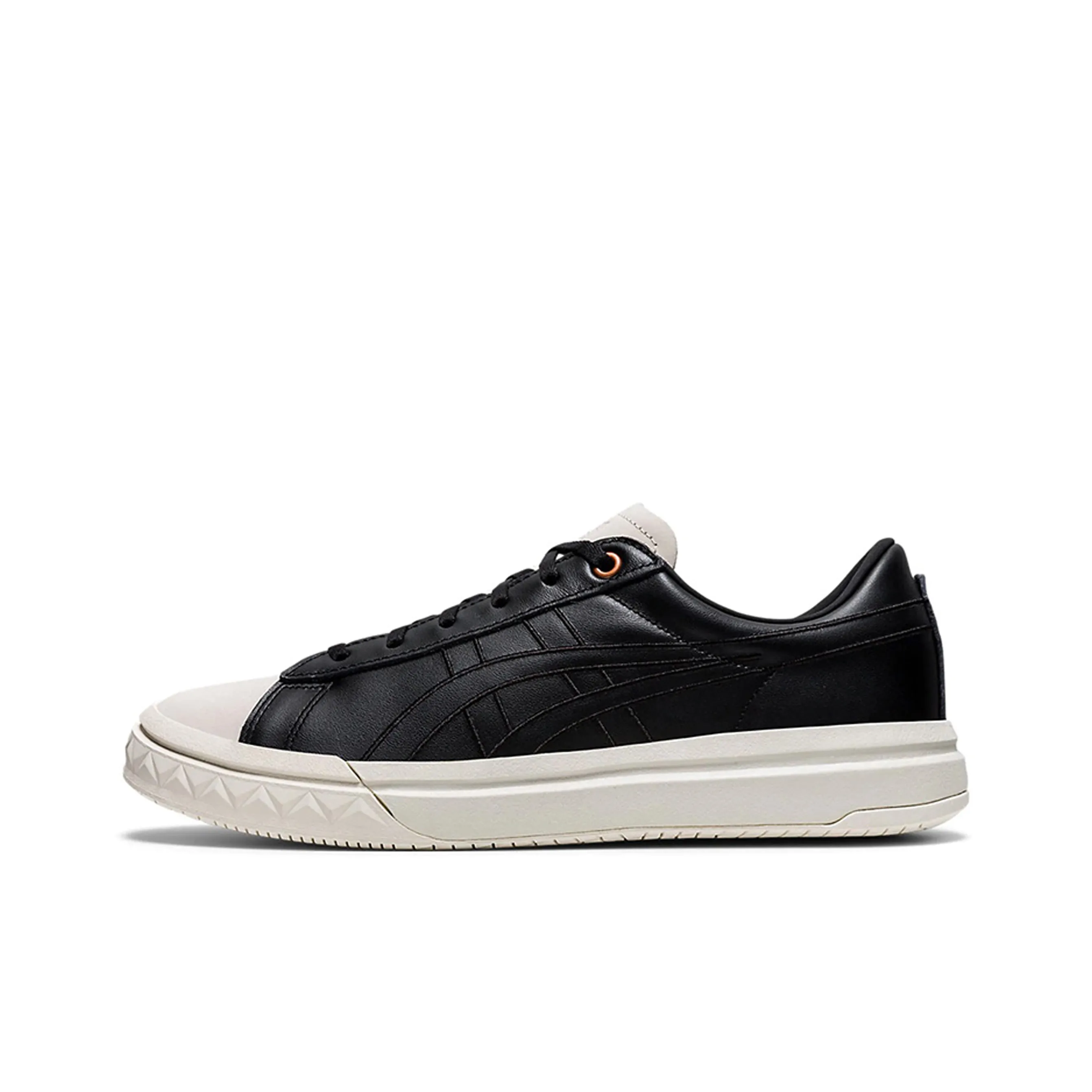 Onitsuka Tiger Fabre E Slip Resistant Abrasion Resistant Легкий Низкий Топ Скейтборд Кроссовки Unisex Черный Белый