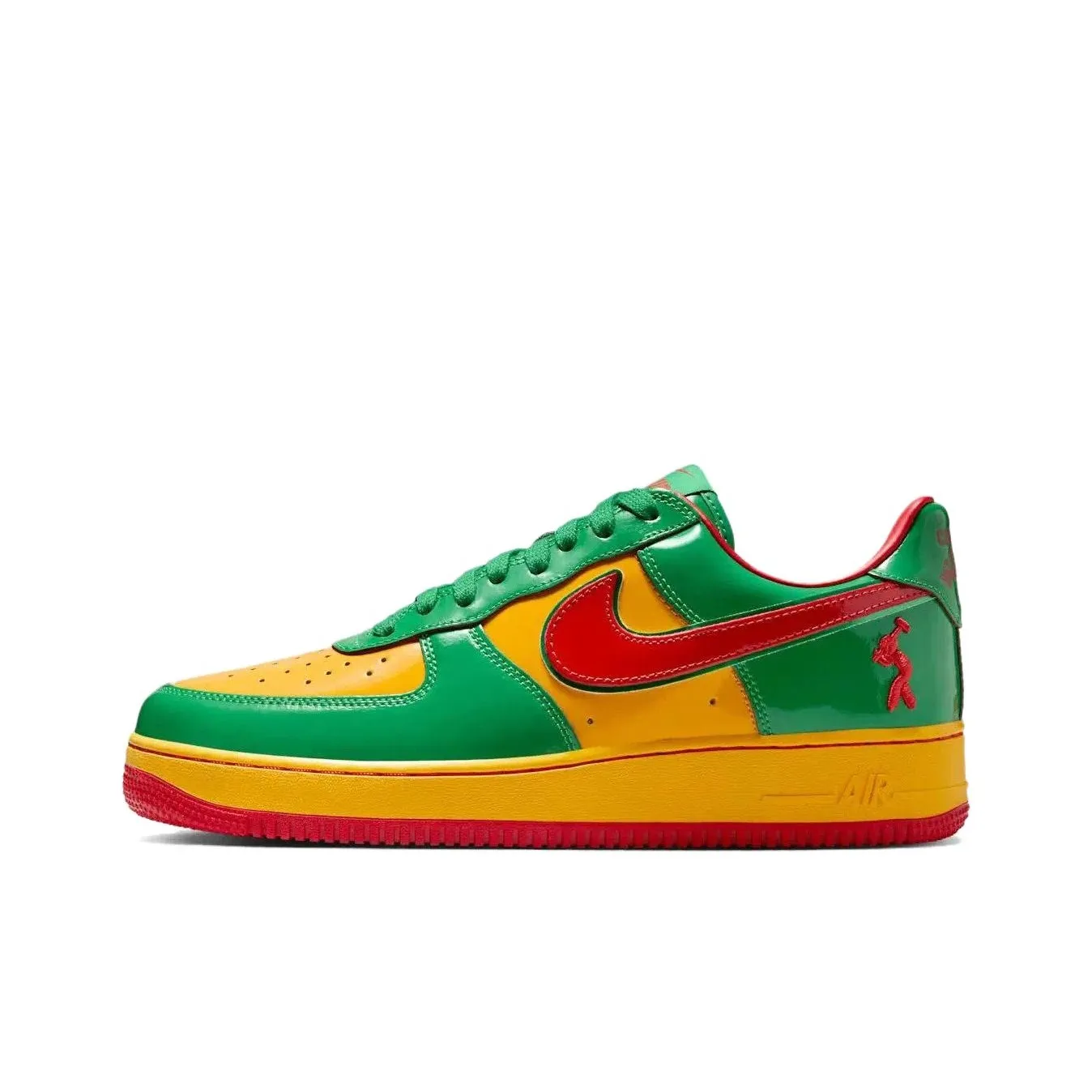 nike side Air Force 1 Low Lil Yachty Concrete Boys Lucky Green