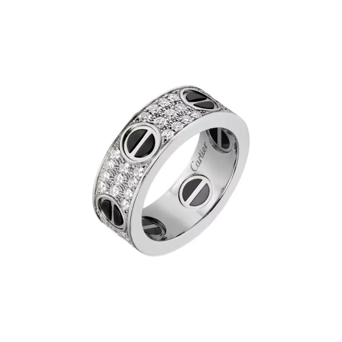 Cartier 18kt White Gold Love Diamond Ring