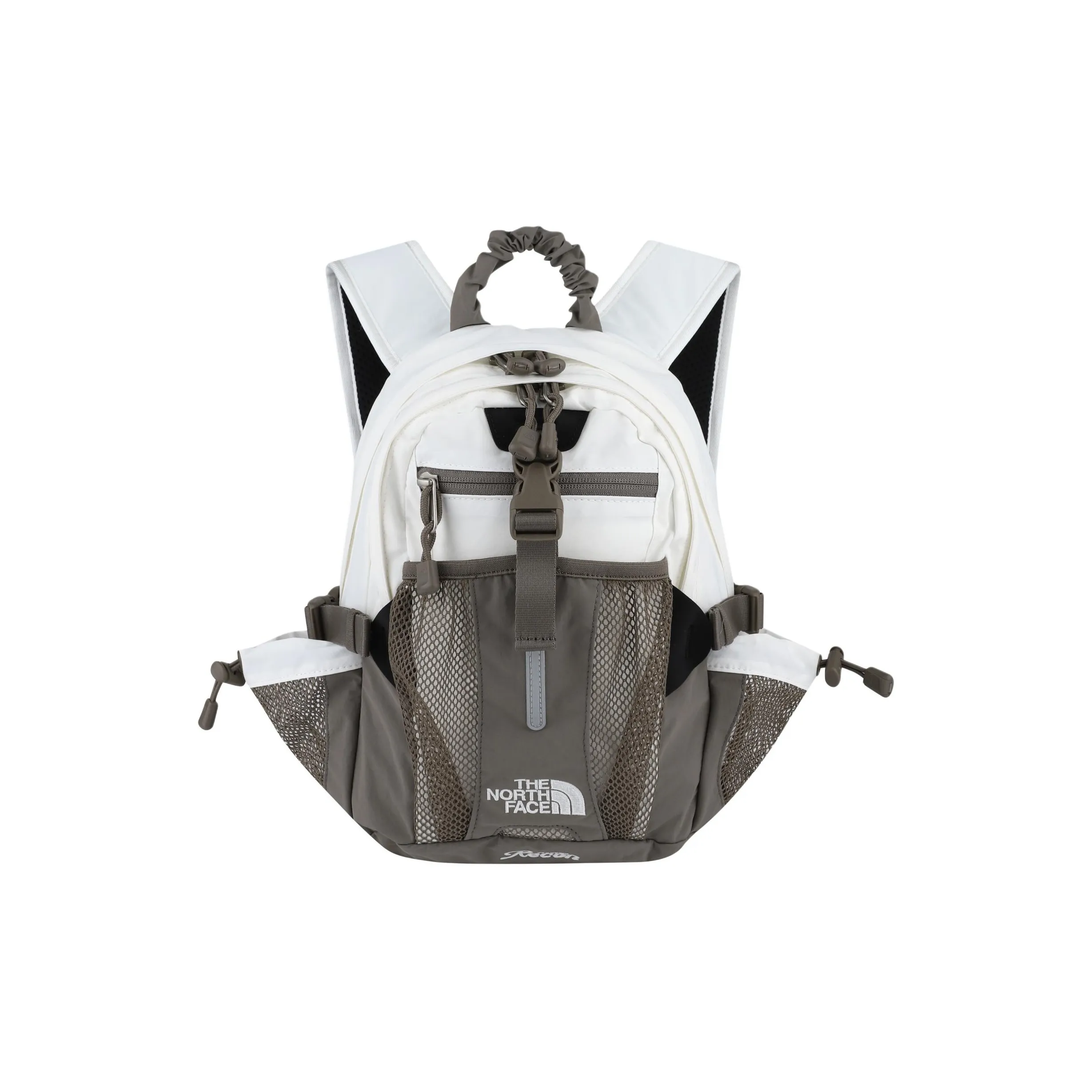THE NORTH FACE Nylon Backpack Outdoor Bag Mini Unisex Ecru & Gray