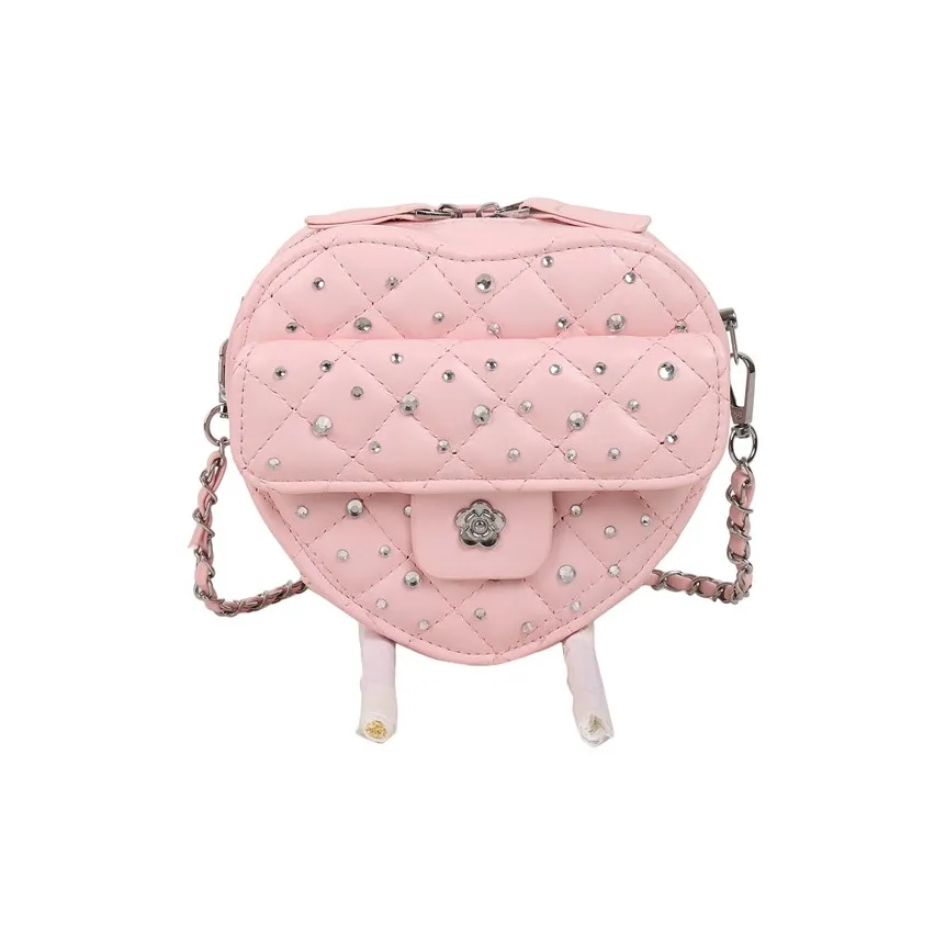 Meow In The Grass ПУ (полиуретан) Сердце-образная Сумка Сумка на плечо Женская Многоцветная