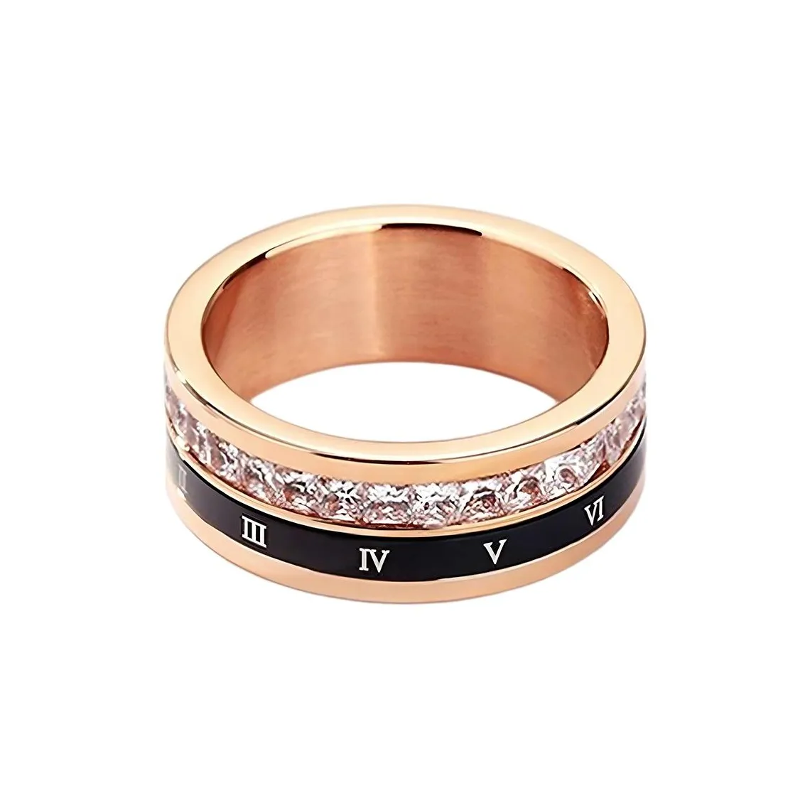 ACROWM Кольца из титана и стали унисекс