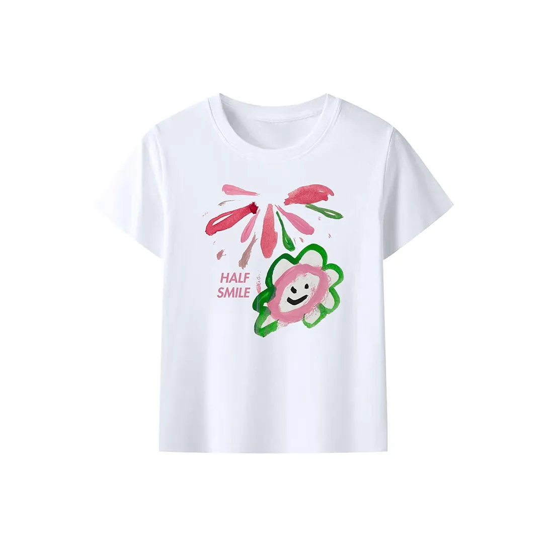 BANGEWEIXIAO Белая унисекс футболка