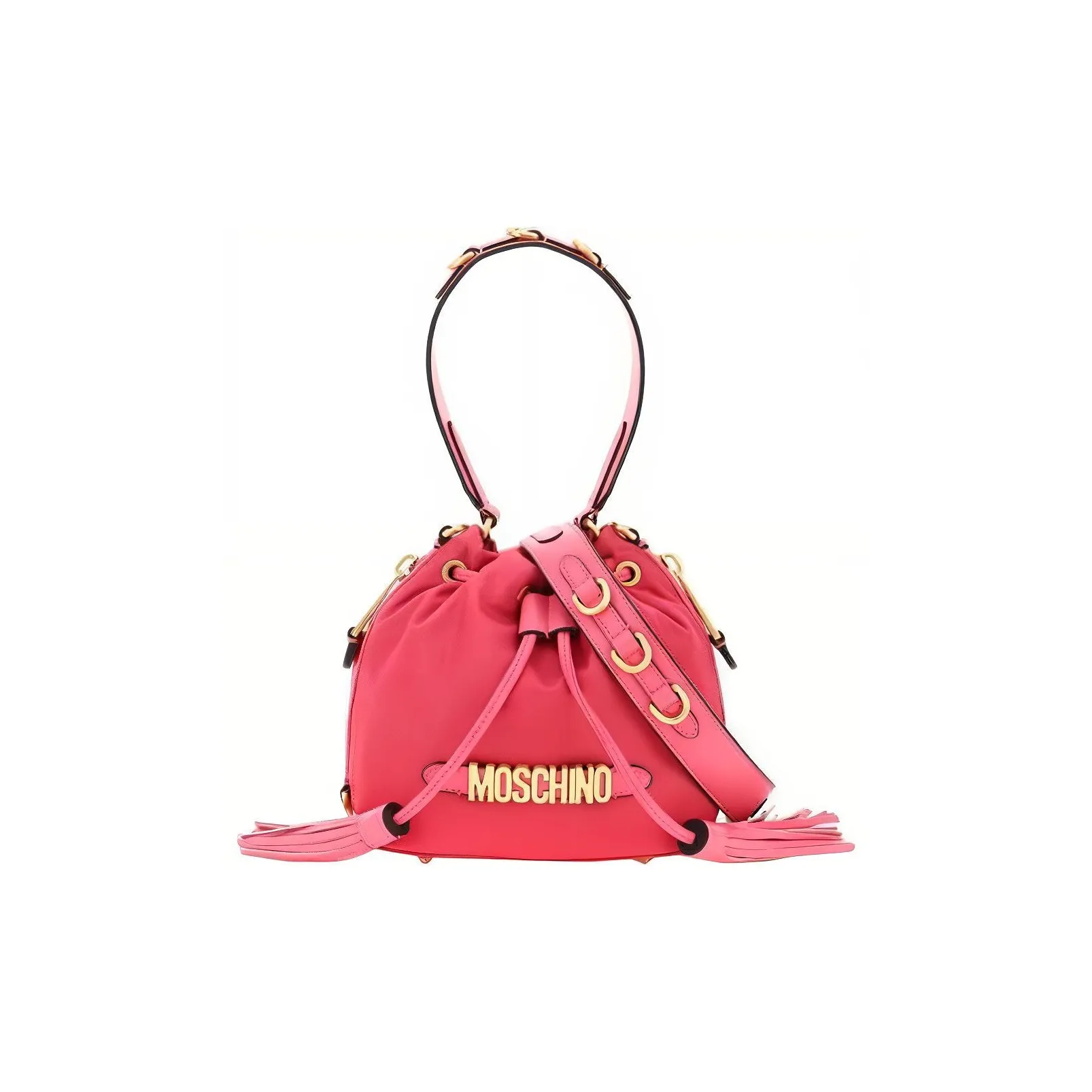 MOSCHINO Кожа Сумка Стандартная Женская Розовая