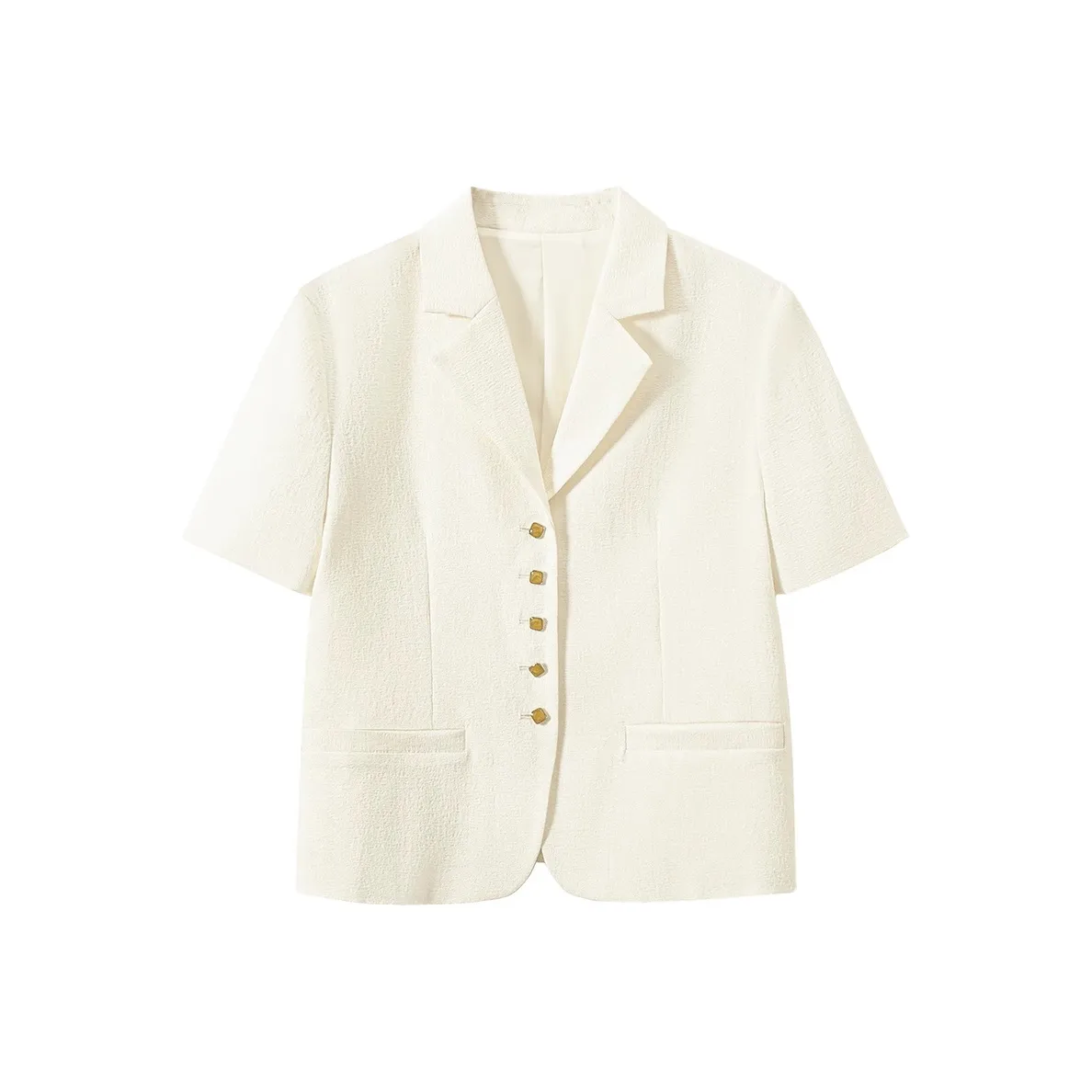 SHUXI Business Suit Women's Dandelion Seeds Falling White