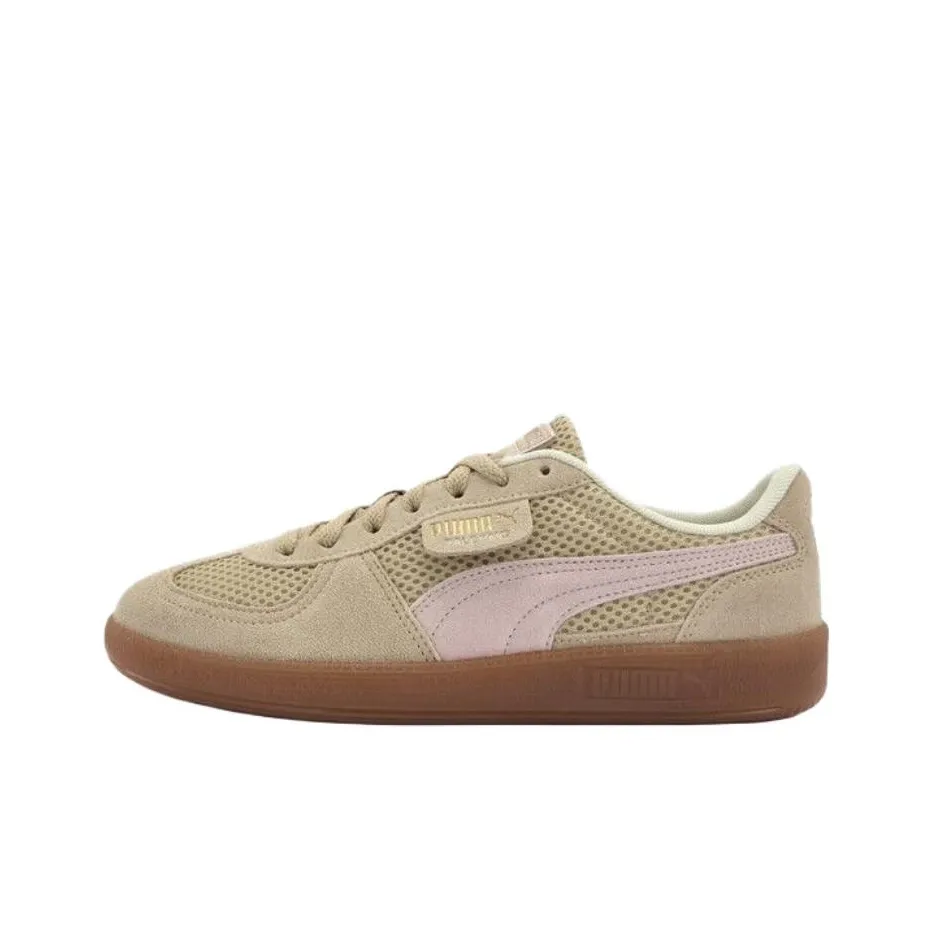 PUMA Palermo Устойчивые к истиранию низкие кроссовки для скейтбординга женские светло-коричневые