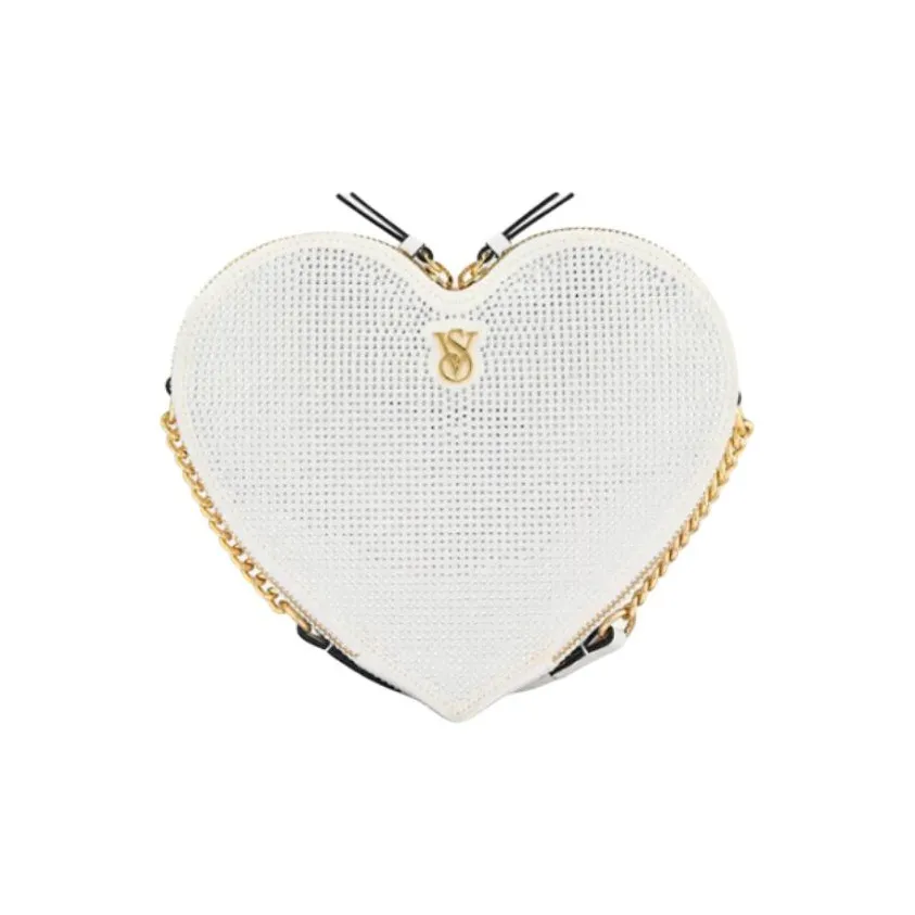 Victoria's Secret Яркий Сердце Металлическая Цепь Макияж Сумка для хранения Портативная